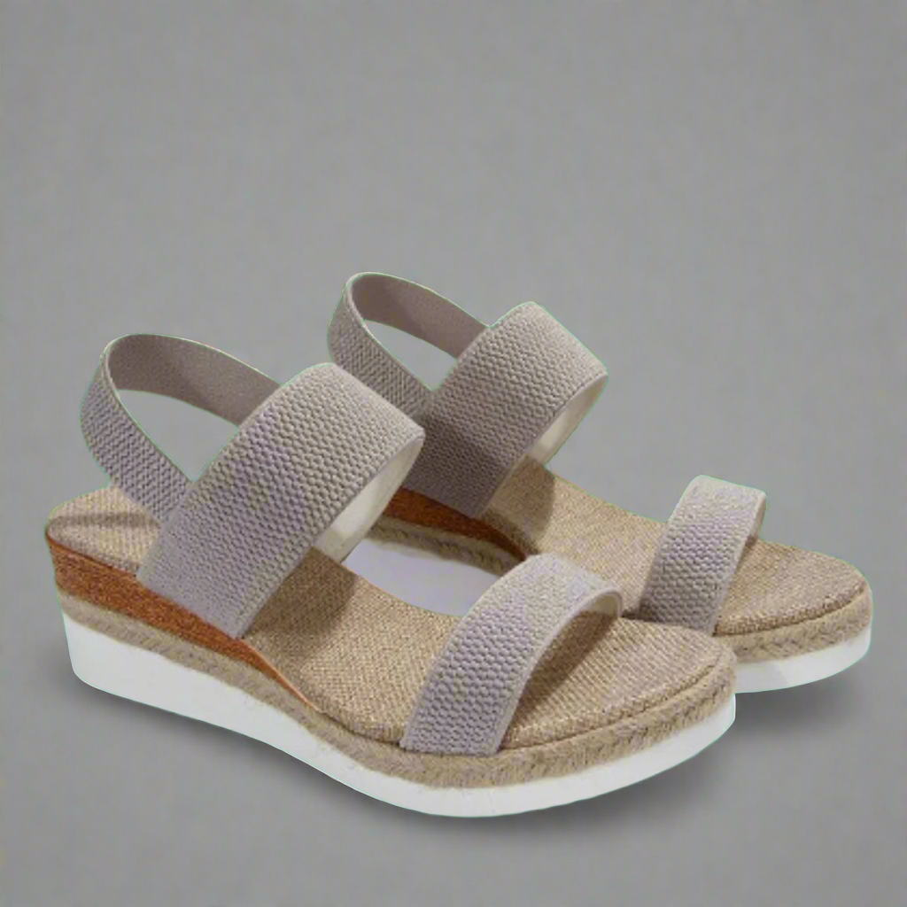 Aurelia | Elegant Black Platform Sandals