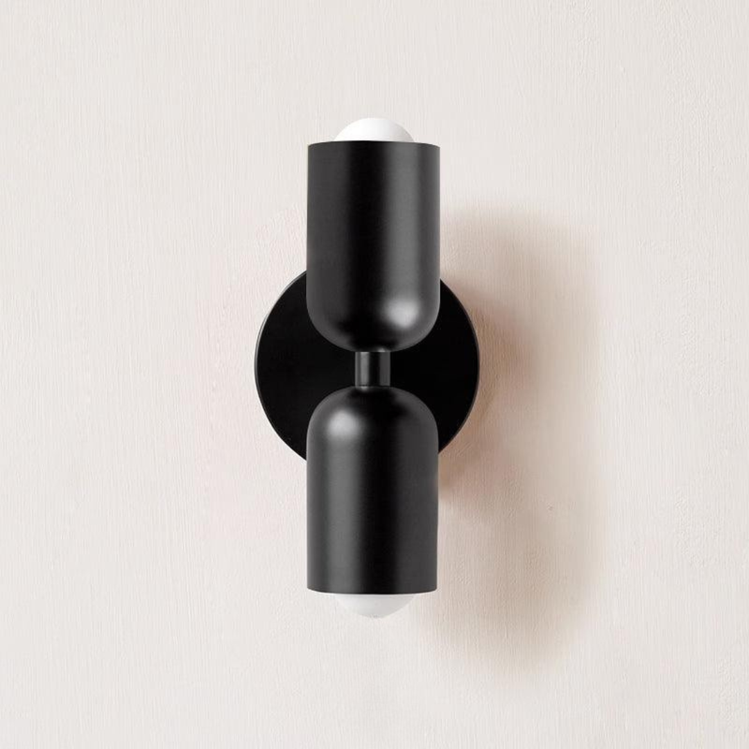Wall Light Modern | Dual Cylinder Fixture