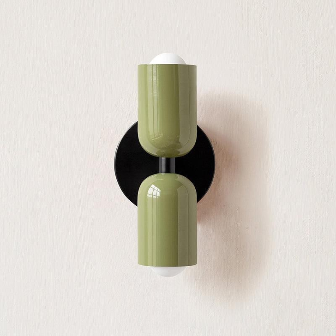 Wall Light Modern | Dual Cylinder Fixture
