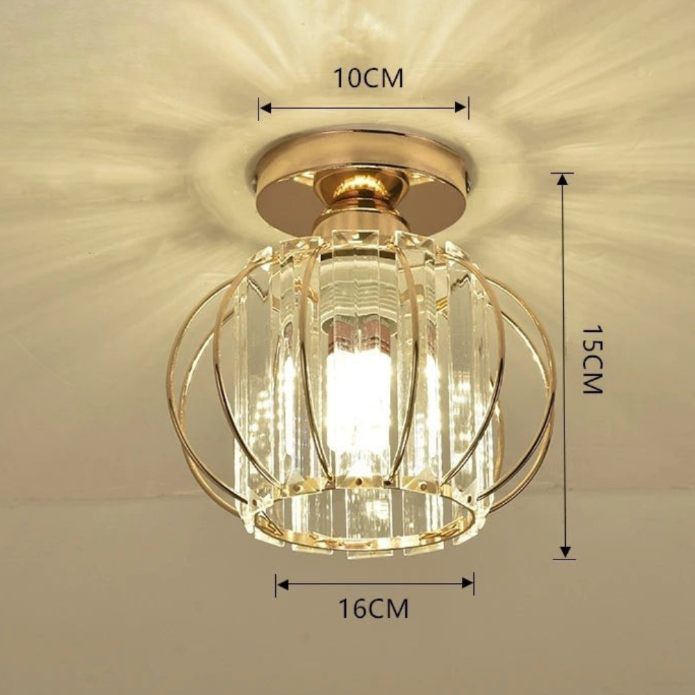 Crystal Flush Light | Nordic Style Ceiling Fixture