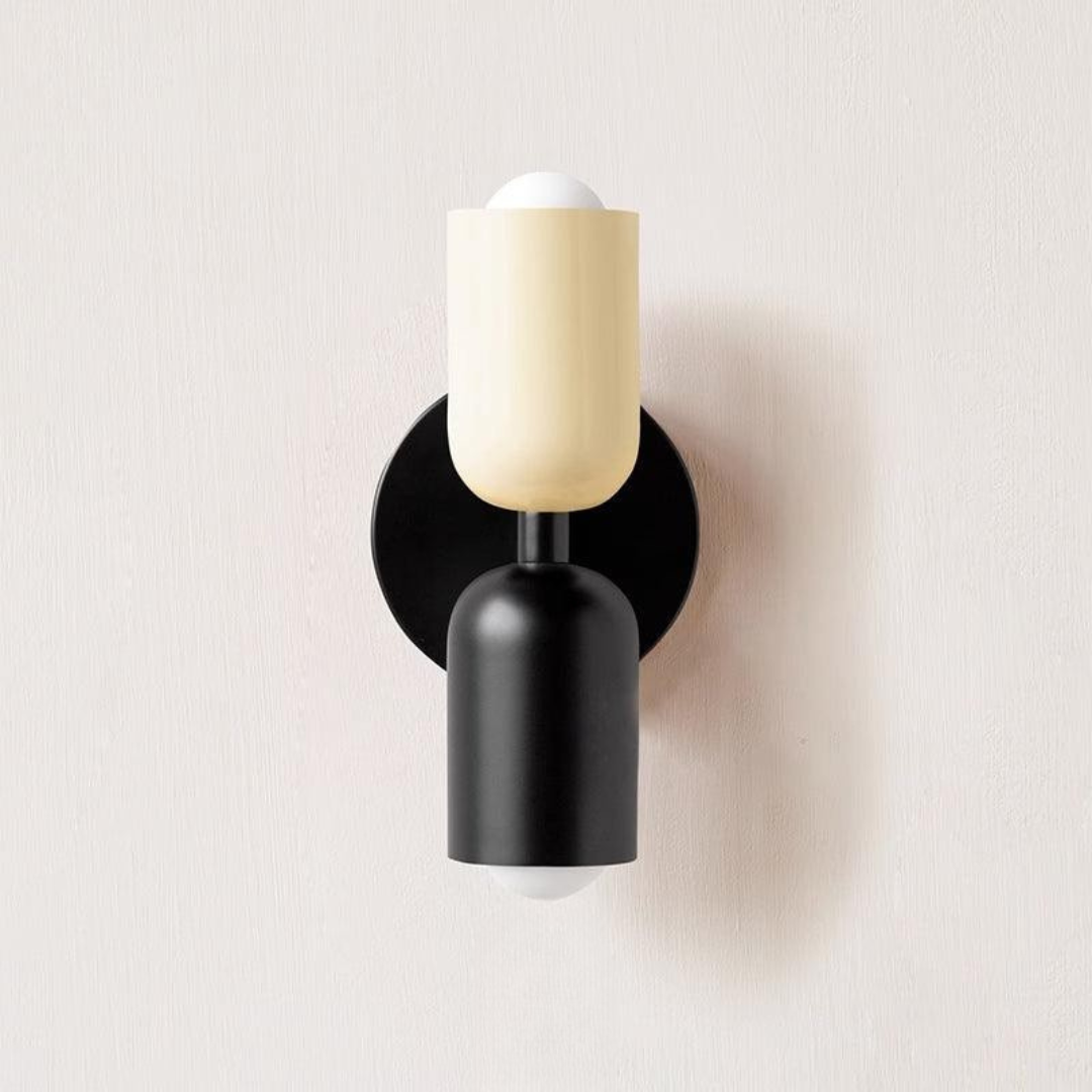 Wall Light Modern | Dual Cylinder Fixture
