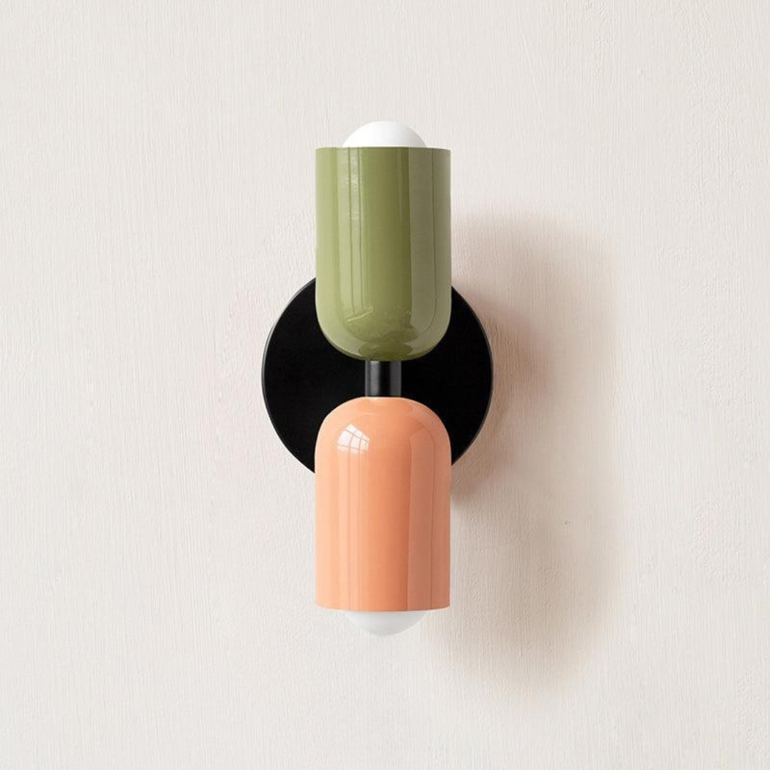Wall Light Modern | Dual Cylinder Fixture