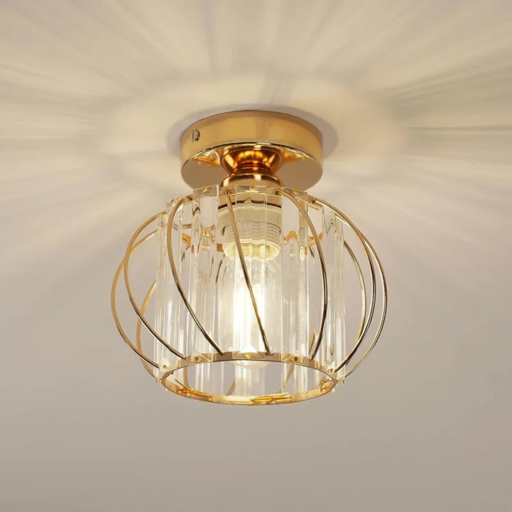 Crystal Flush Light | Nordic Style Ceiling Fixture