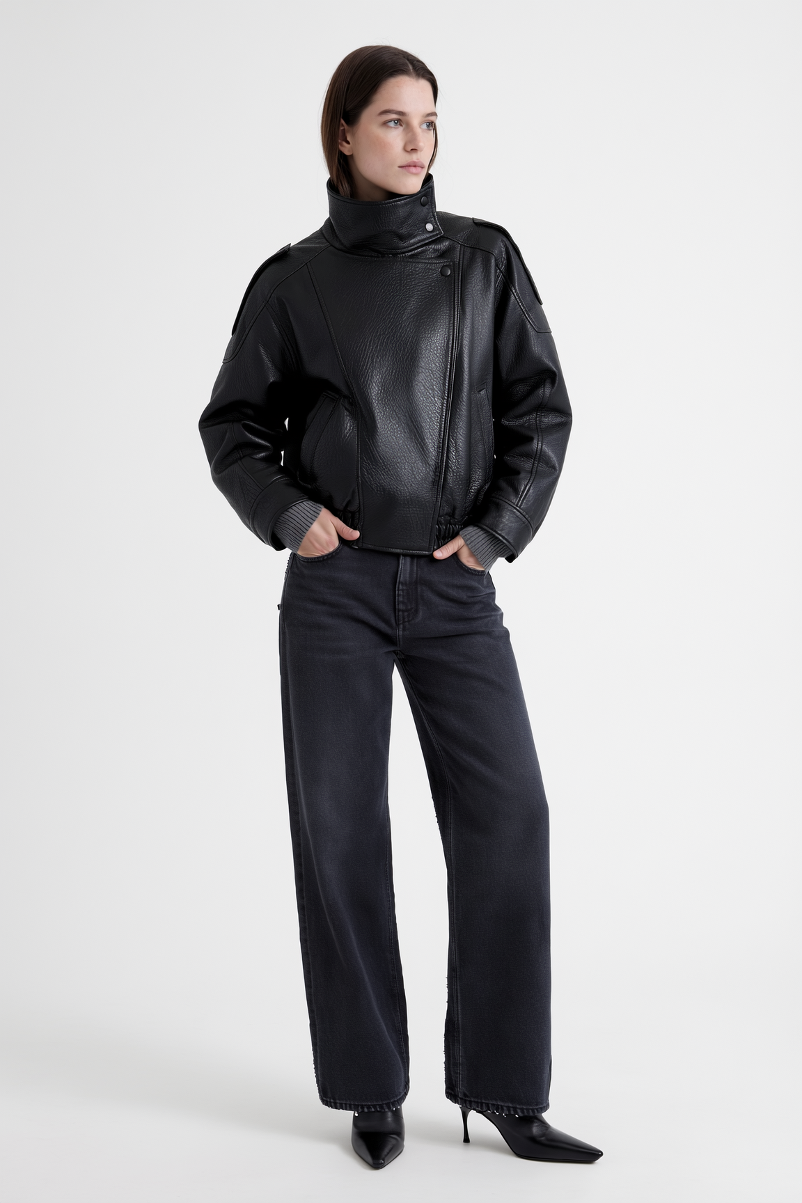 Vegan Leather Jacket