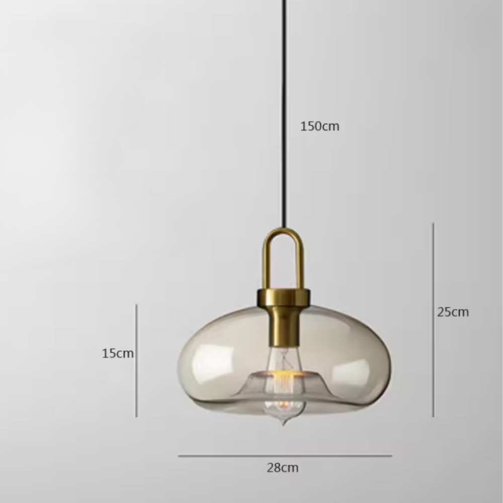 Pendant Light for Kitchen | Nordic Loft Style Hanging Lamp for Industrial Interiors