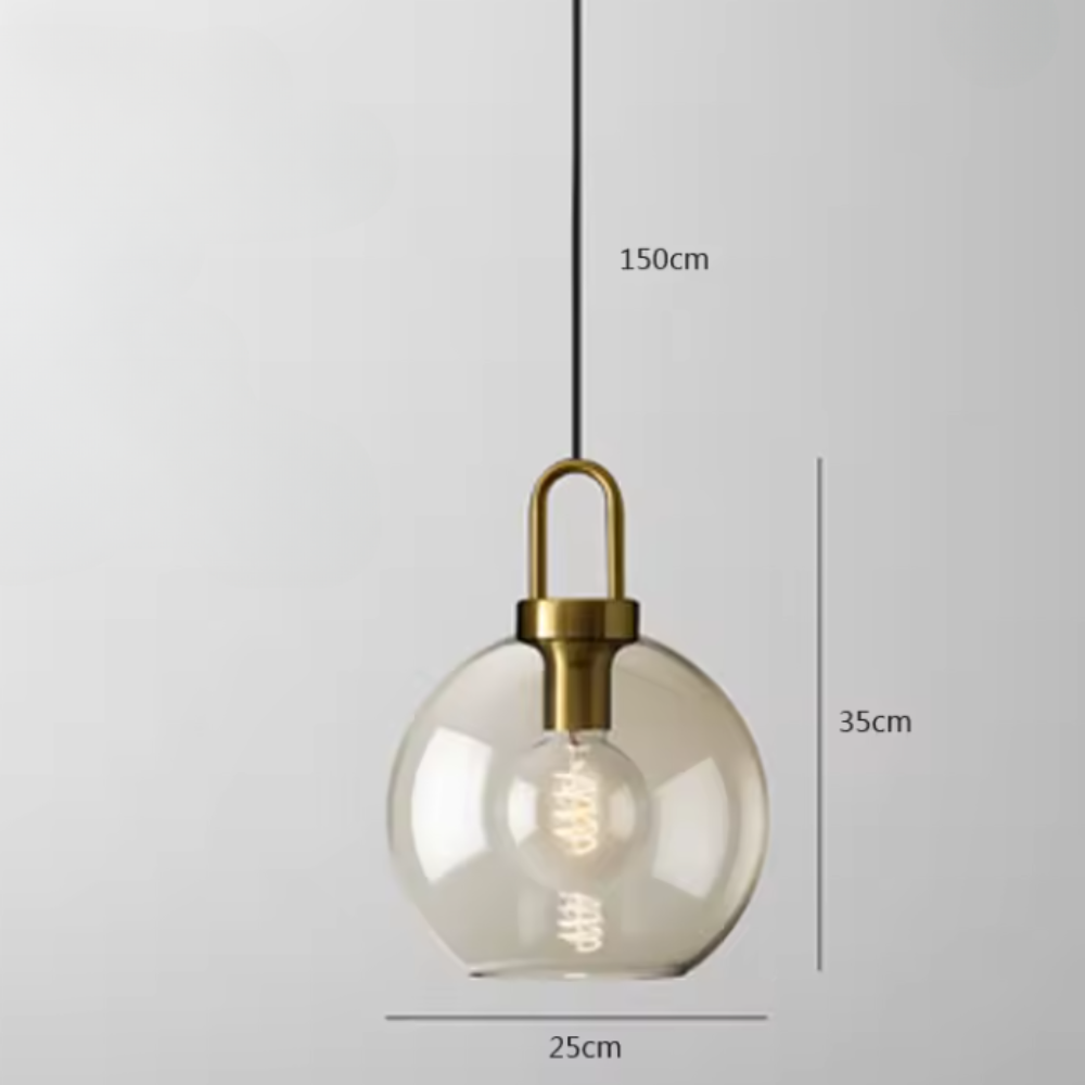 Pendant Light for Kitchen | Nordic Loft Style Hanging Lamp for Industrial Interiors