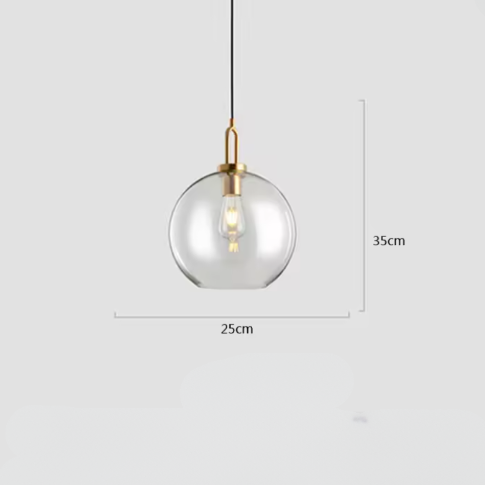 Pendant Light for Kitchen | Nordic Loft Style Hanging Lamp for Industrial Interiors