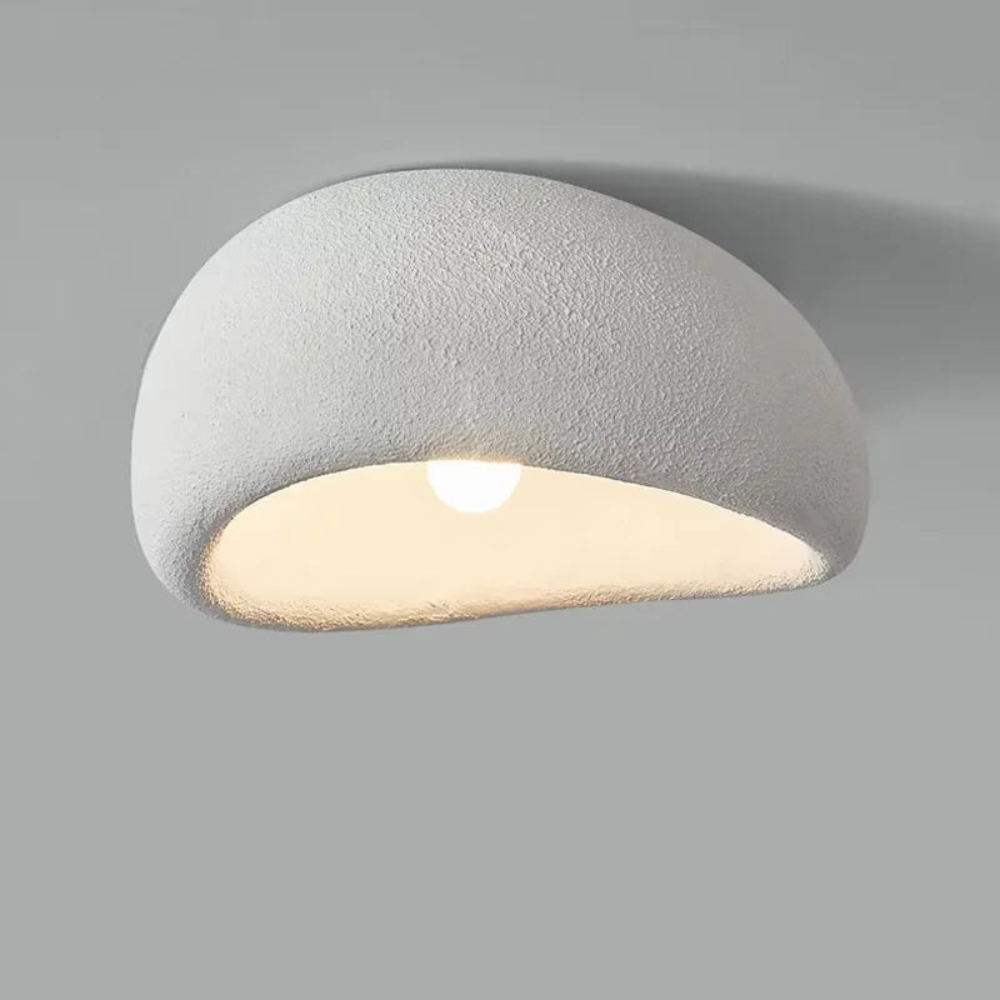 Wabi Sabi Ceiling Light | Minimalist LED Fixture for Living Room and Bedroom Décor