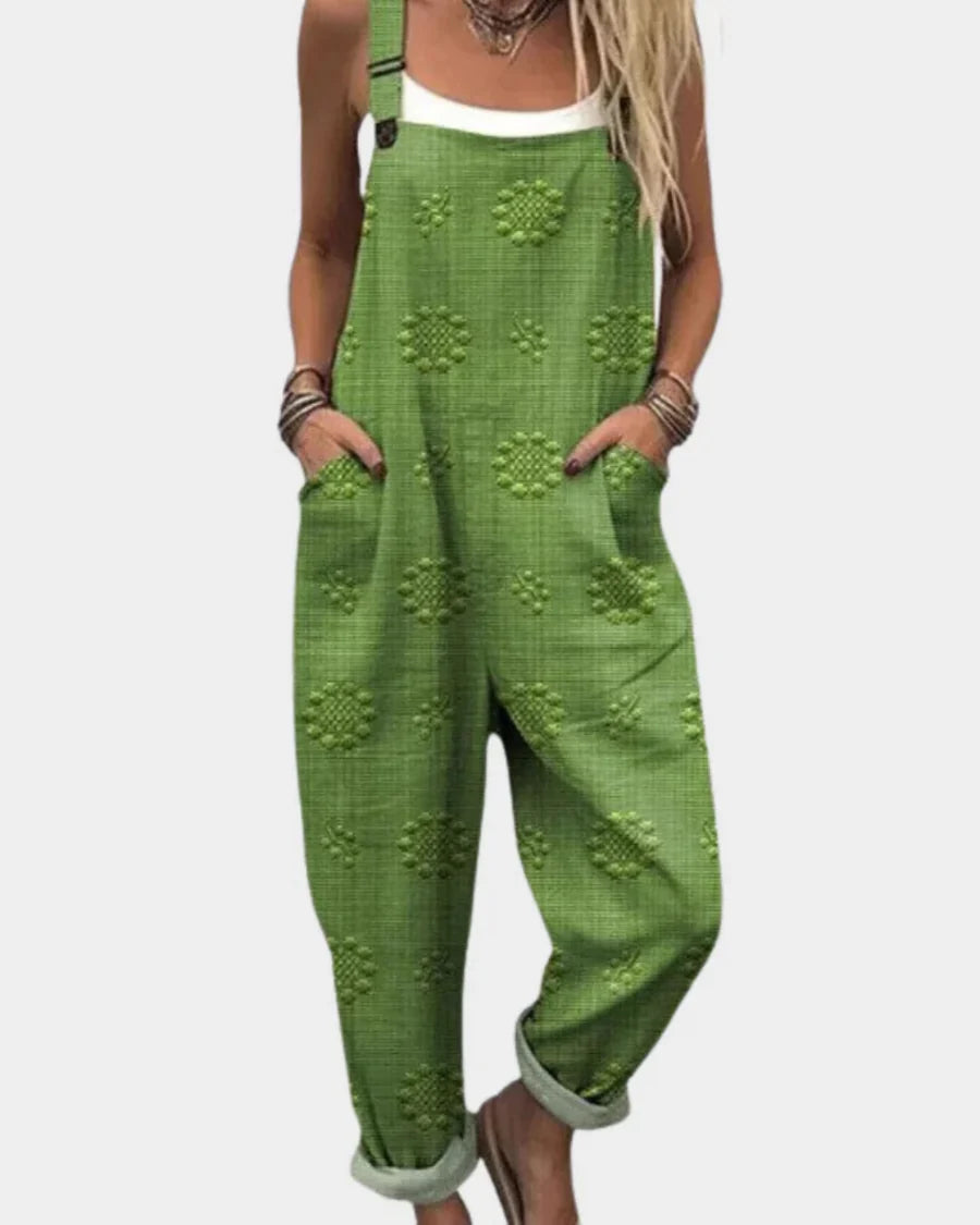 Florence | Comfortable Printed Dungarees