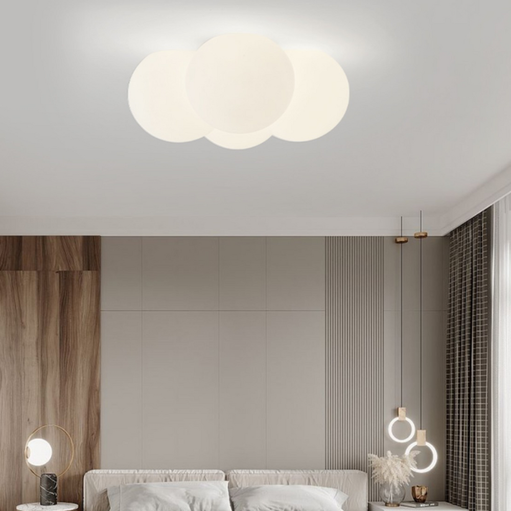 Cloud Inspired LED Ceiling Light | Modern Soft Glow Flush Mount Fixture