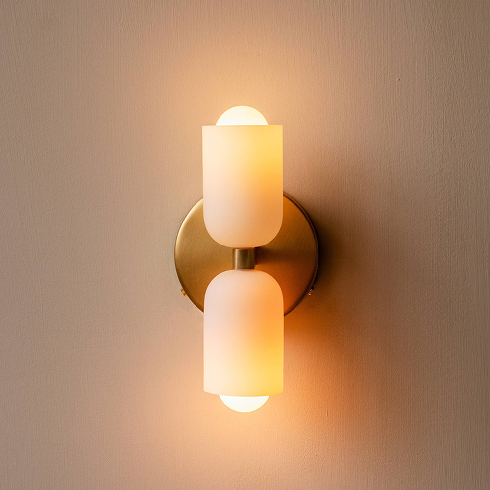 Wall Light | Dual Cylinder Sconce