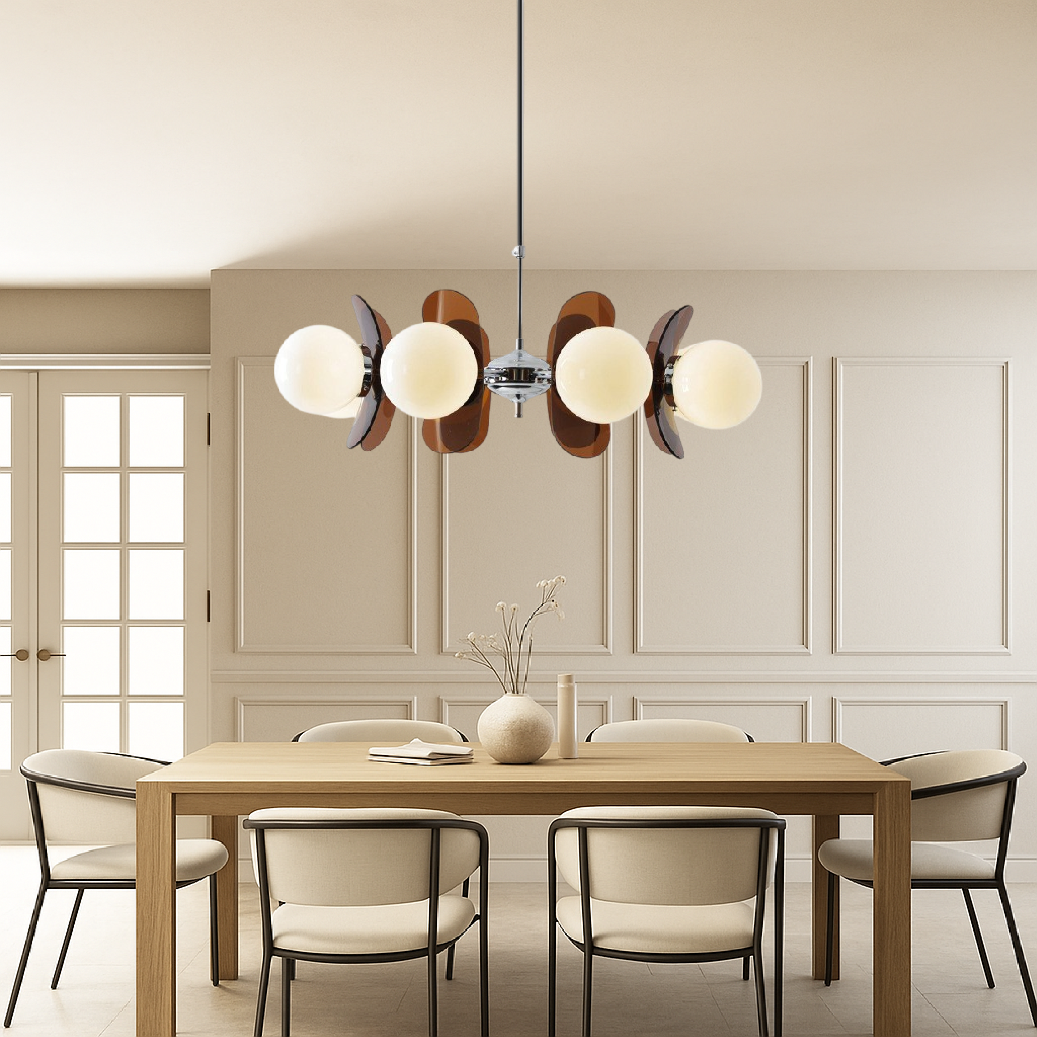 Pendant Light | Mid Century Globe Design