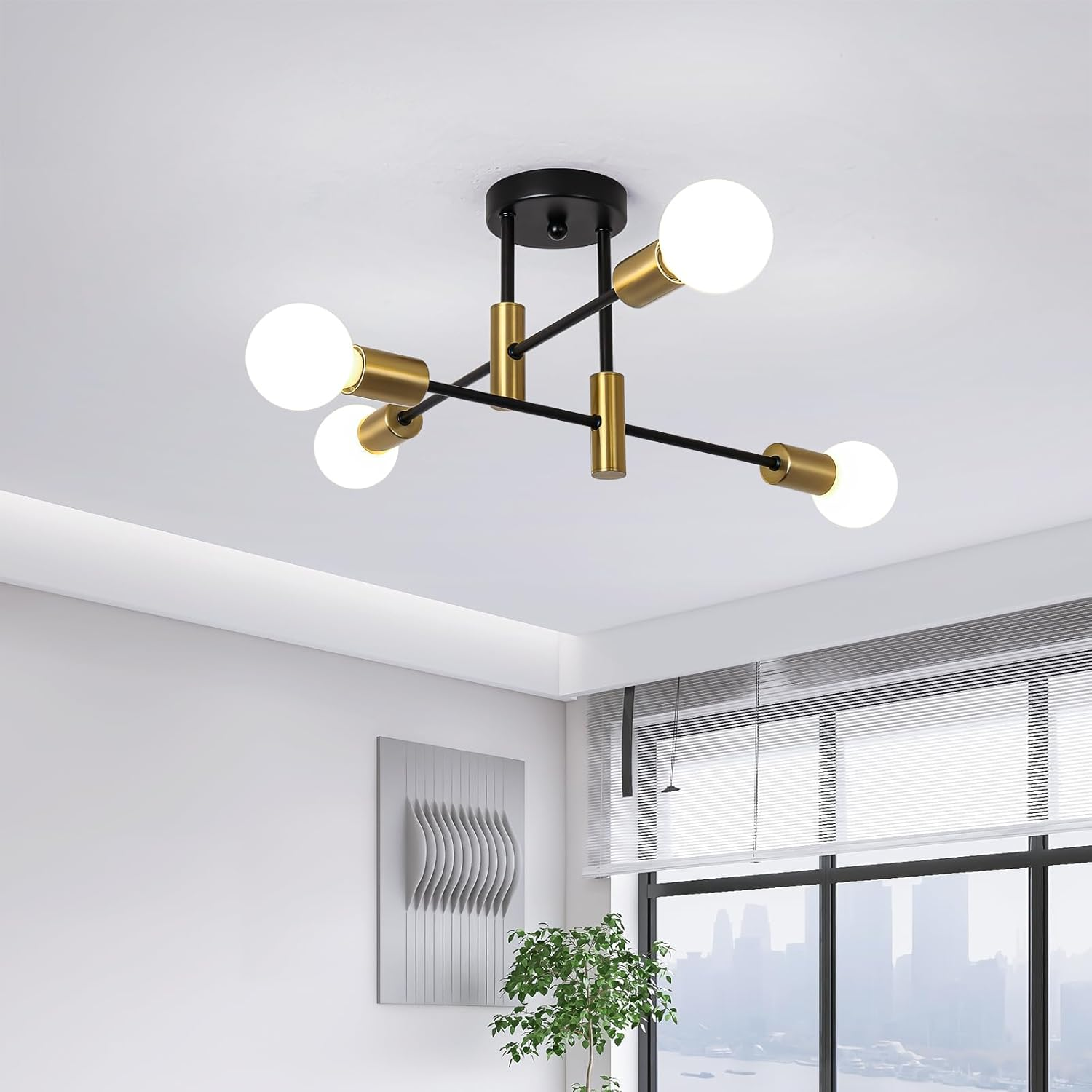Ceiling Light | Multi Arm Globe