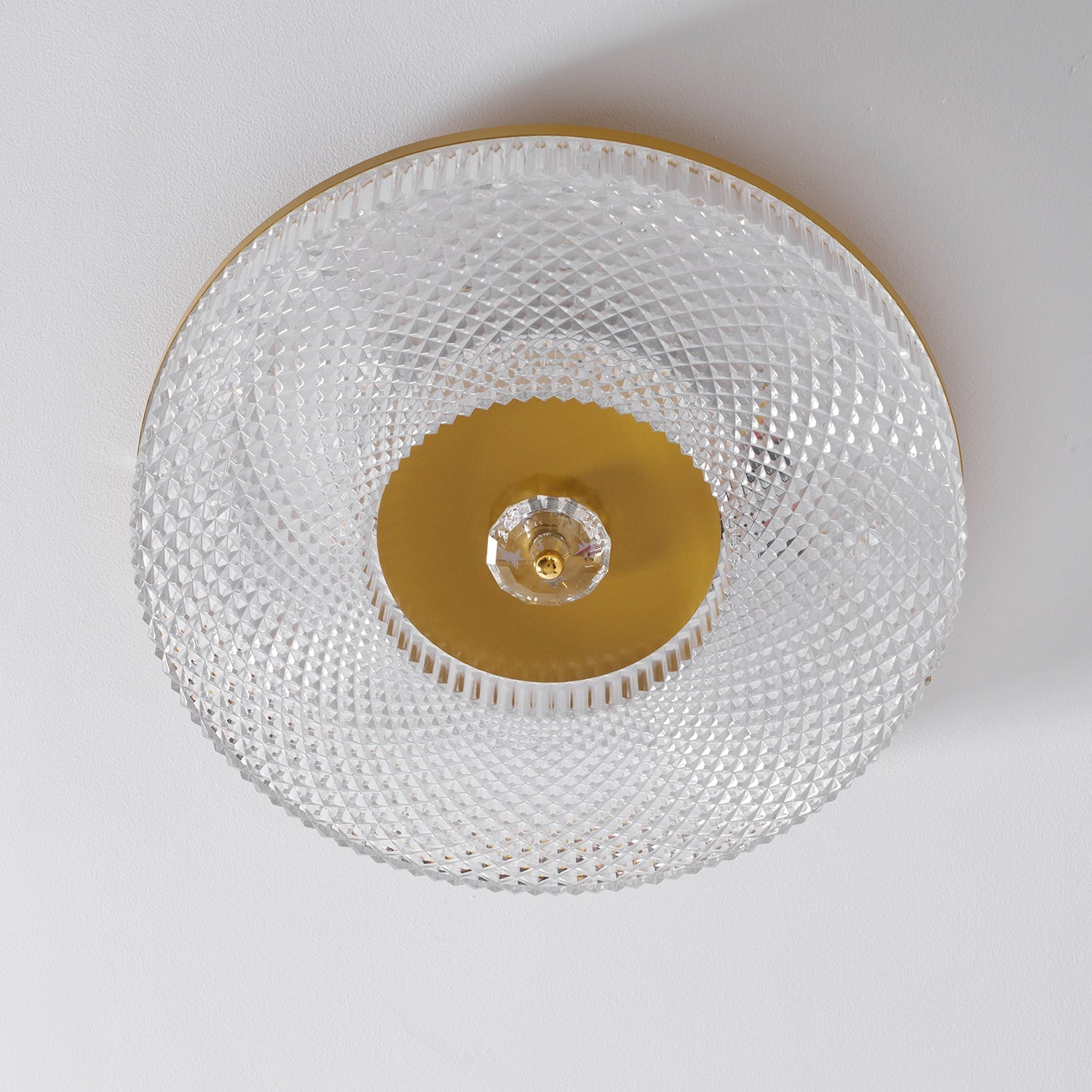 Ceiling Light | Round LED Textured Flush