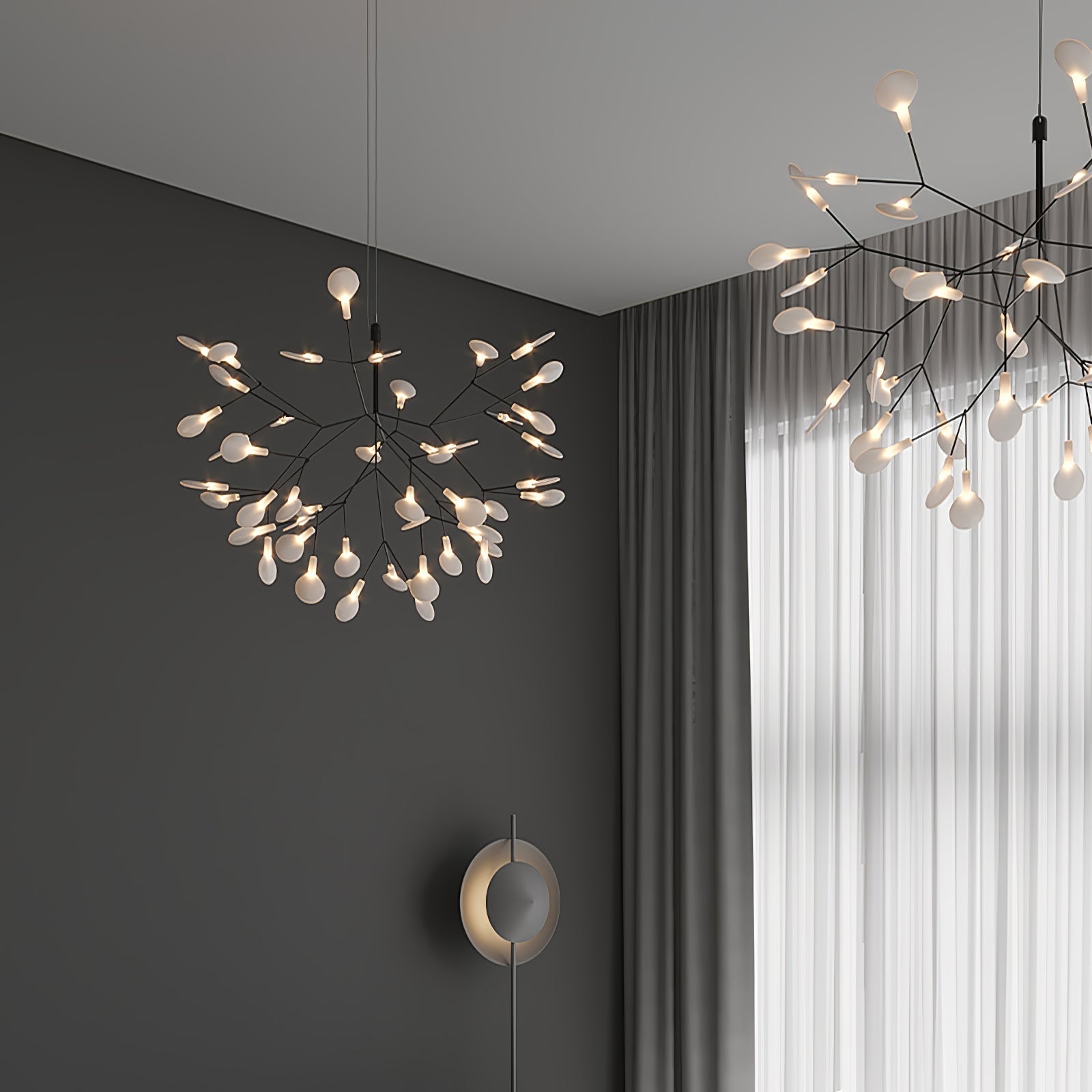 Chandelier Light Fixture | Ceiling Lamp with Multiple Heads