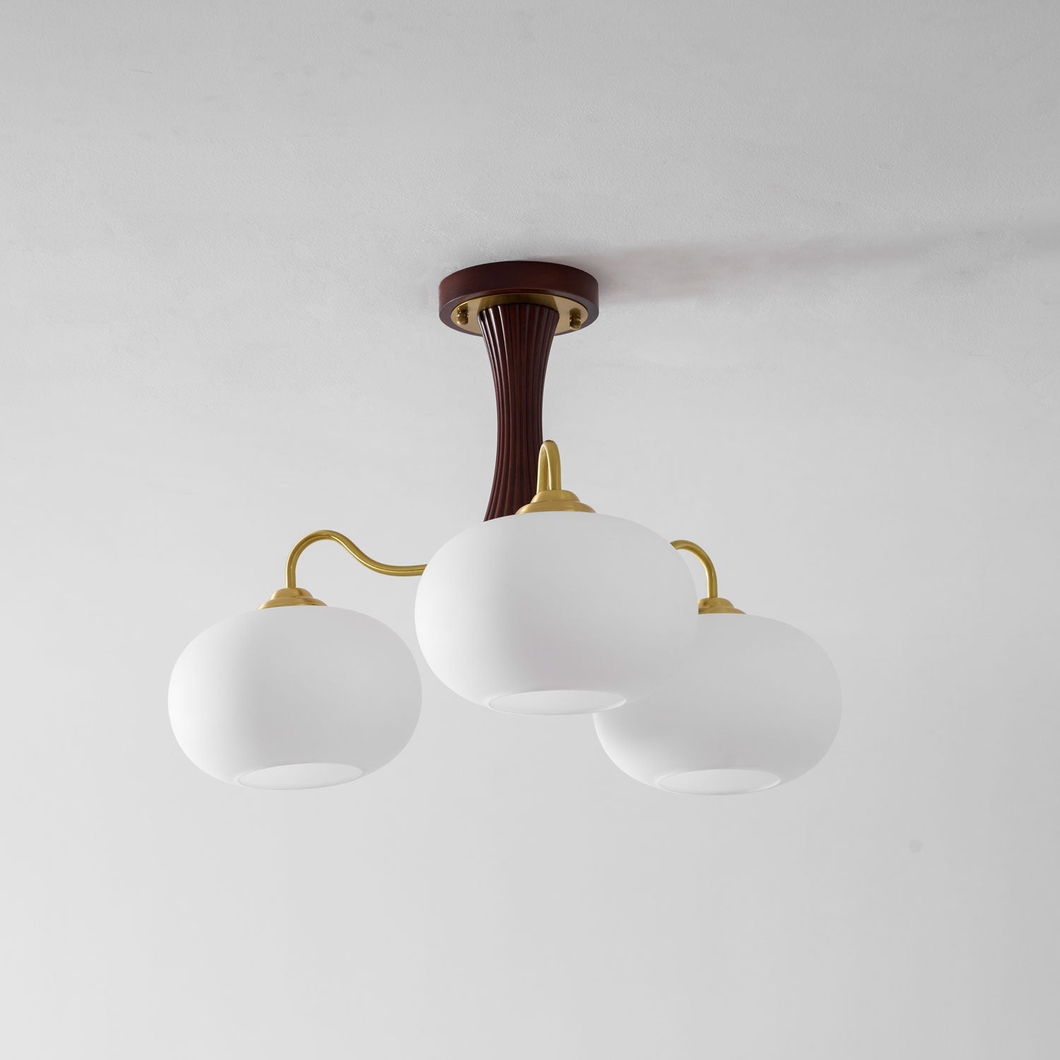 Ceiling Light  | Multi-Arm Glass Shade
