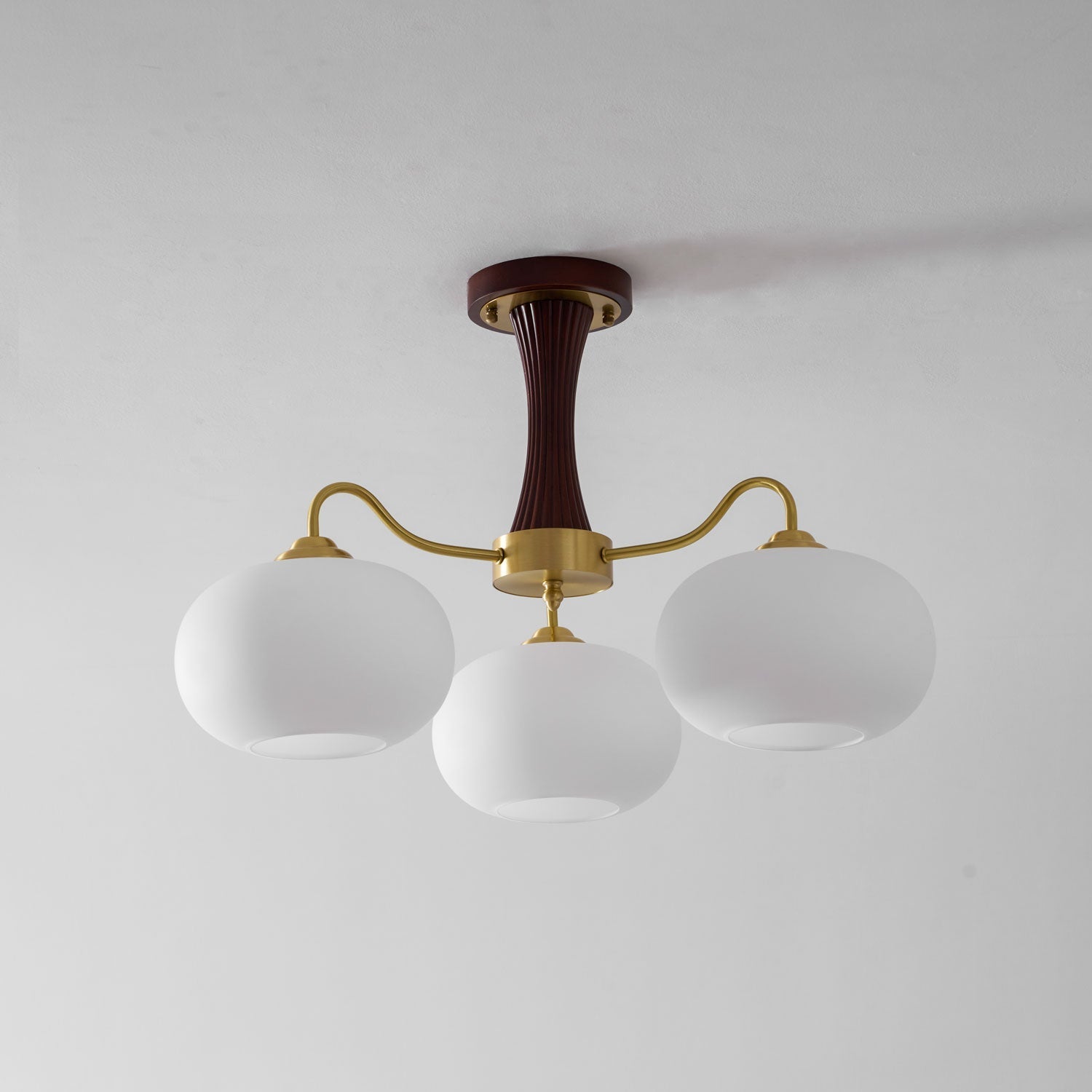 Ceiling Light  | Multi-Arm Glass Shade