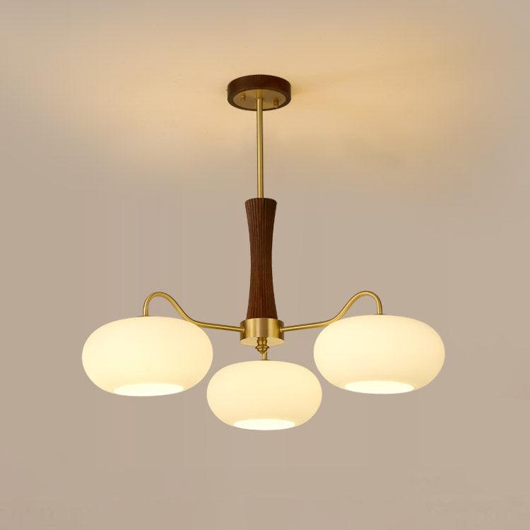Ceiling Light  | Multi-Arm Glass Shade