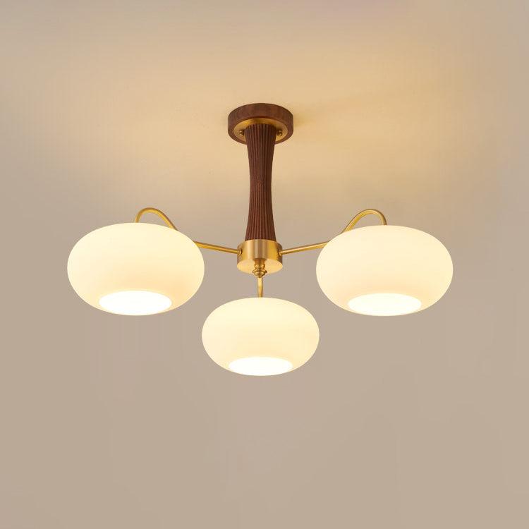Ceiling Light  | Multi-Arm Glass Shade