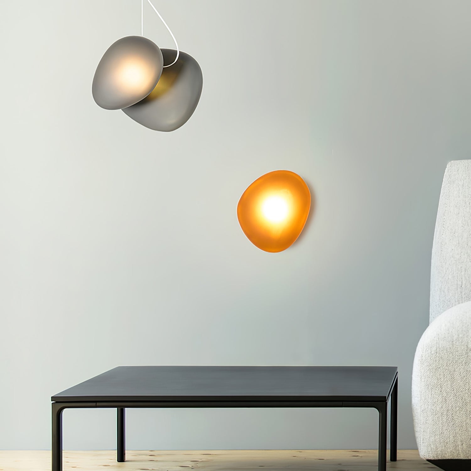 Wall Light Oval | LED Glass Fixture