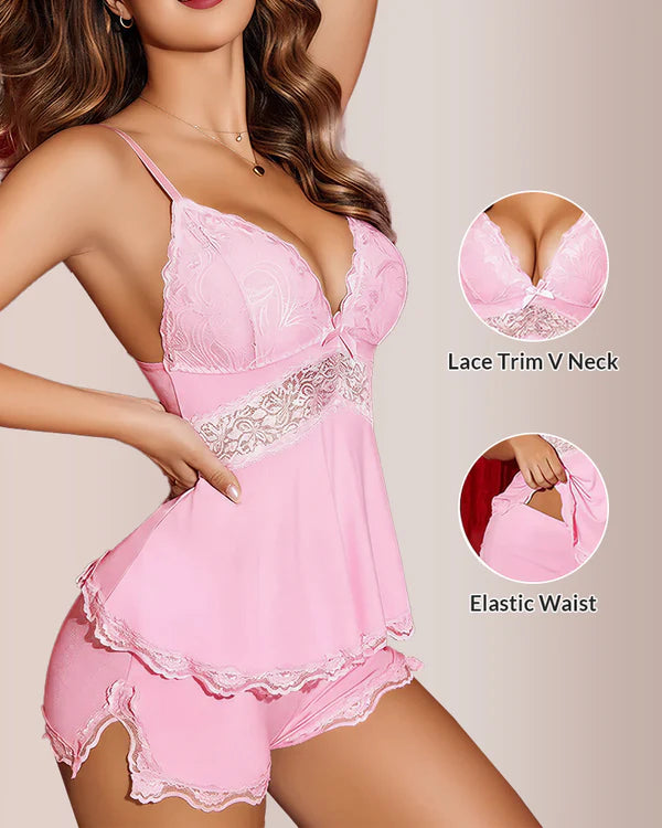 LaceCharm Nightwear Set