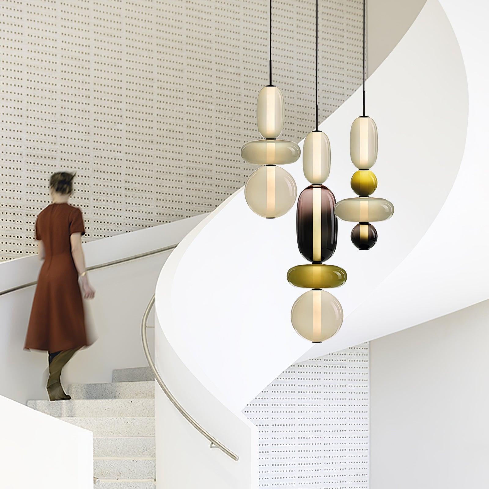 Pendant Light LED | Layered Shade Ceiling Design