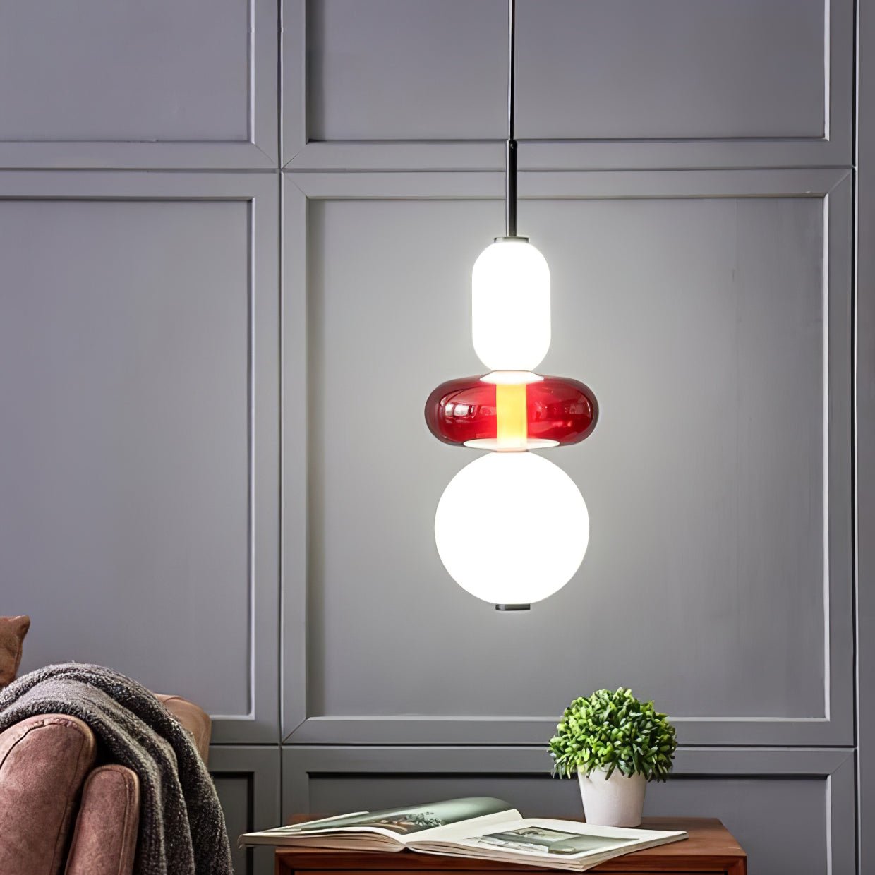 Pendant Light LED | Layered Shade Ceiling Design