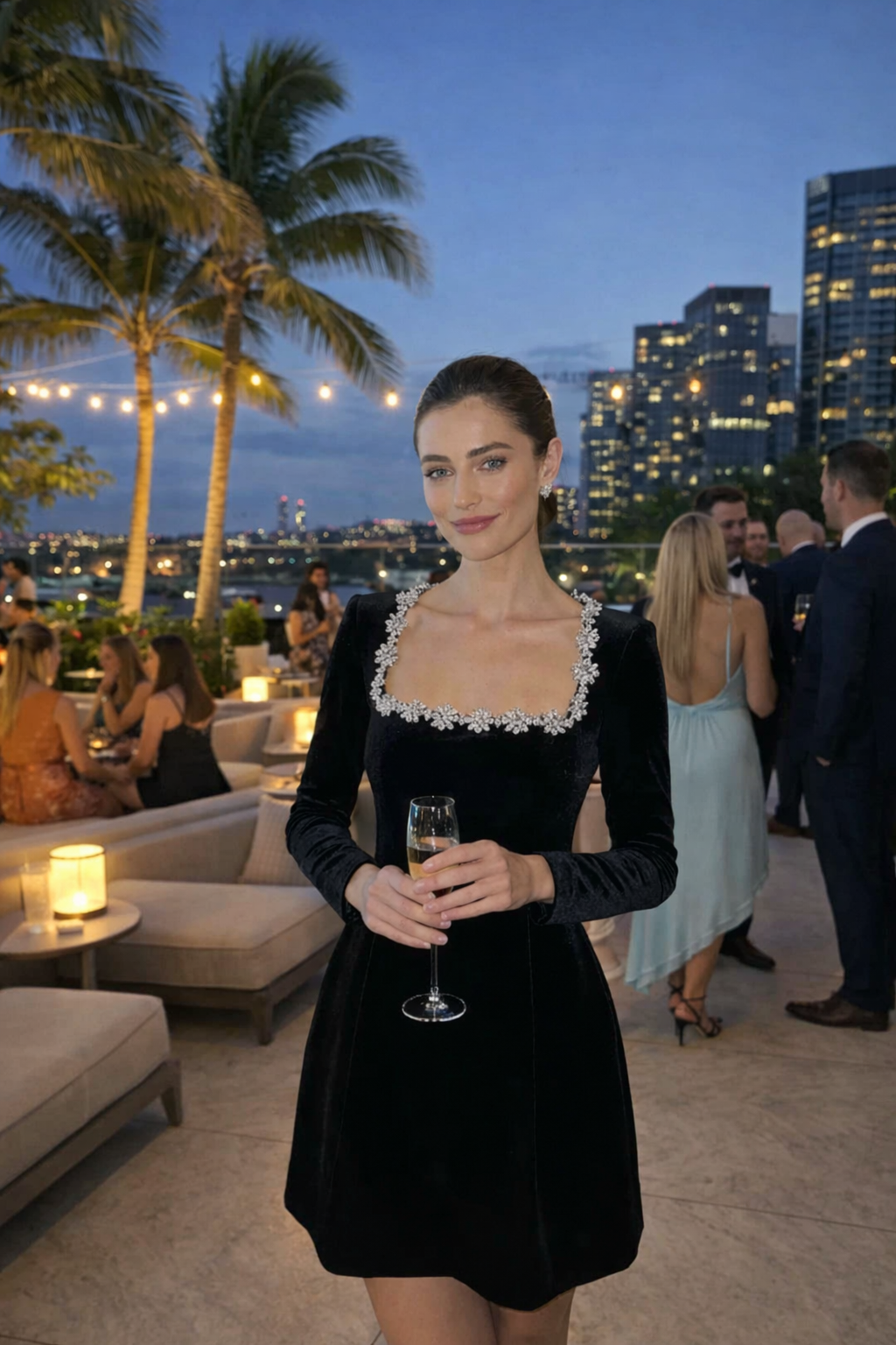 Charlotte Velvet Dress