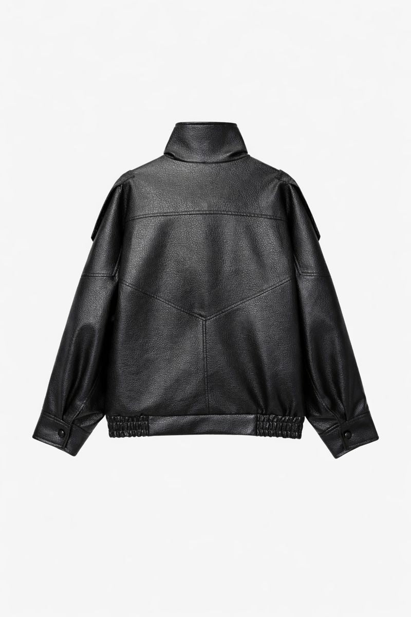 Vegan Leather Jacket