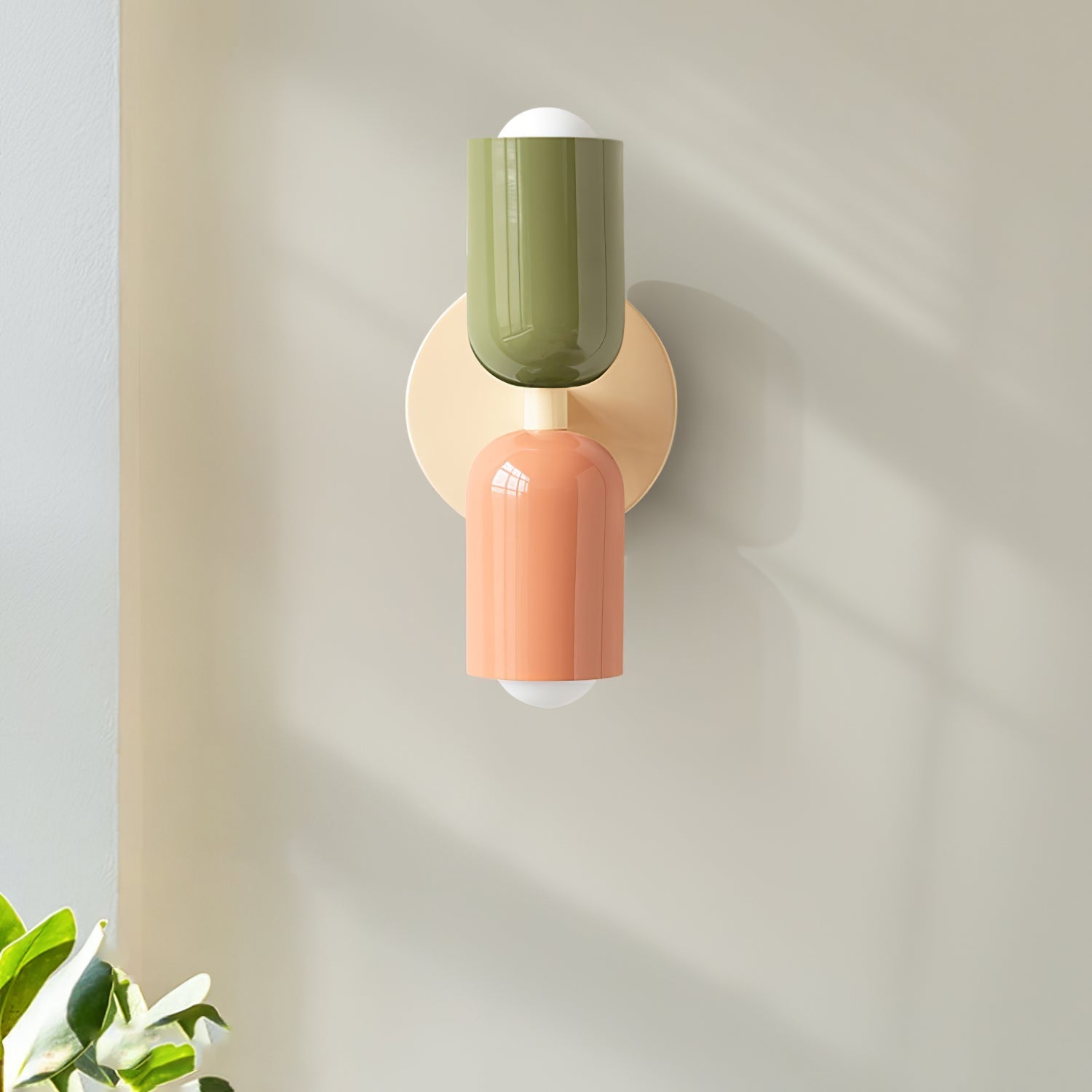 Wall Light Modern | Dual Cylinder Fixture