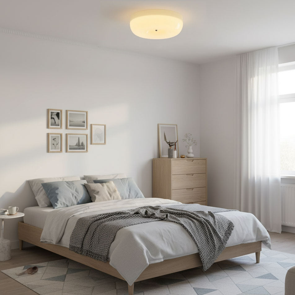 Ceiling Light | Round Flush Fixture