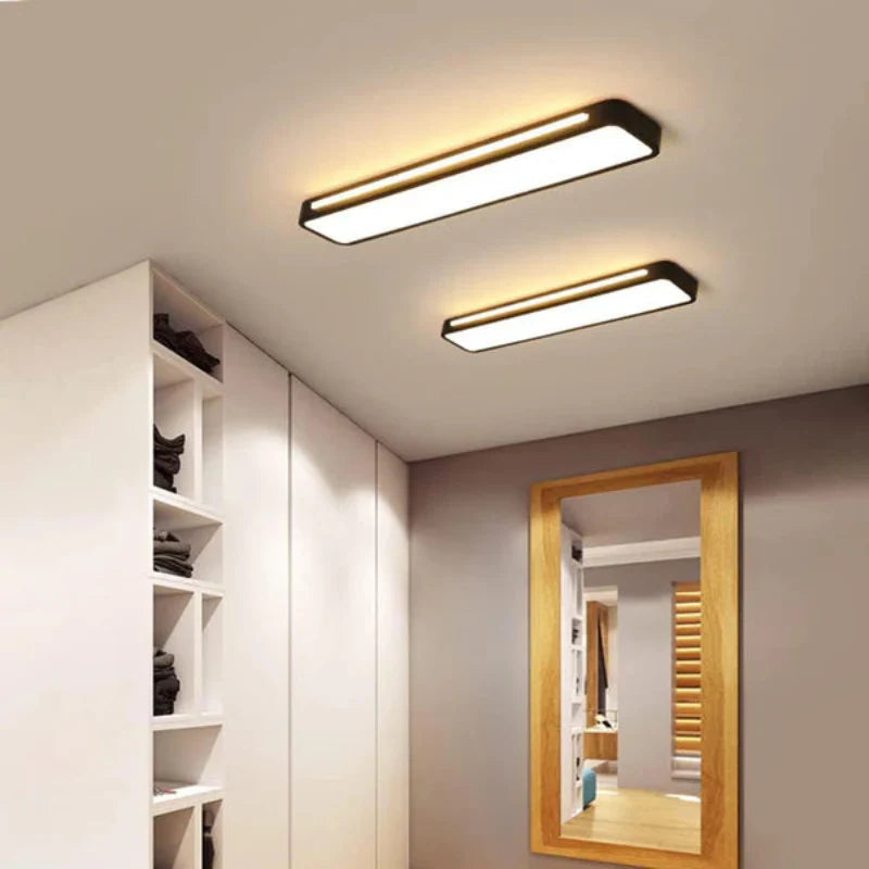 Ceiling Lights | Minimalist Nordic Long LED Fixture