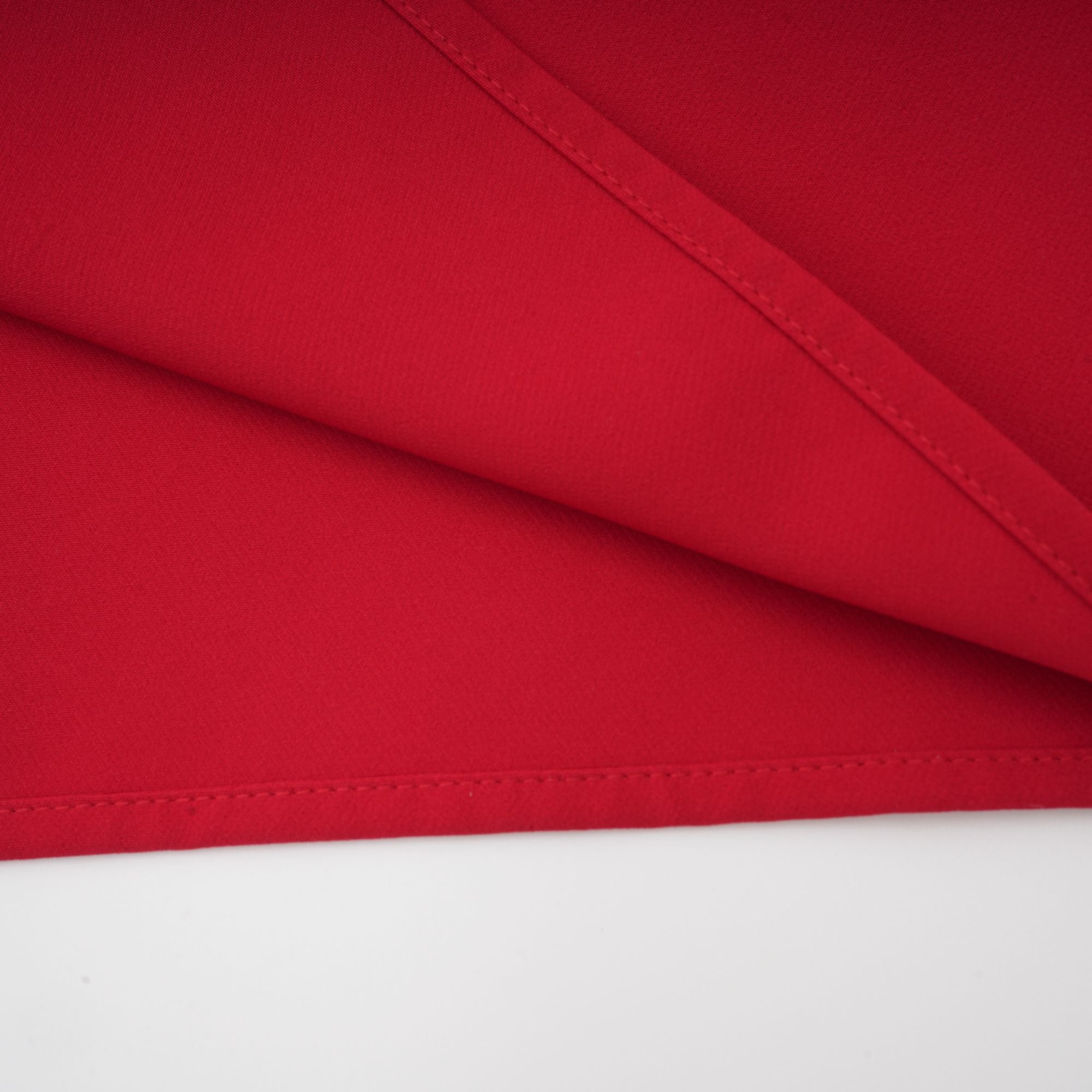 Valentine Red Pleated Maxi Dress with High Slit