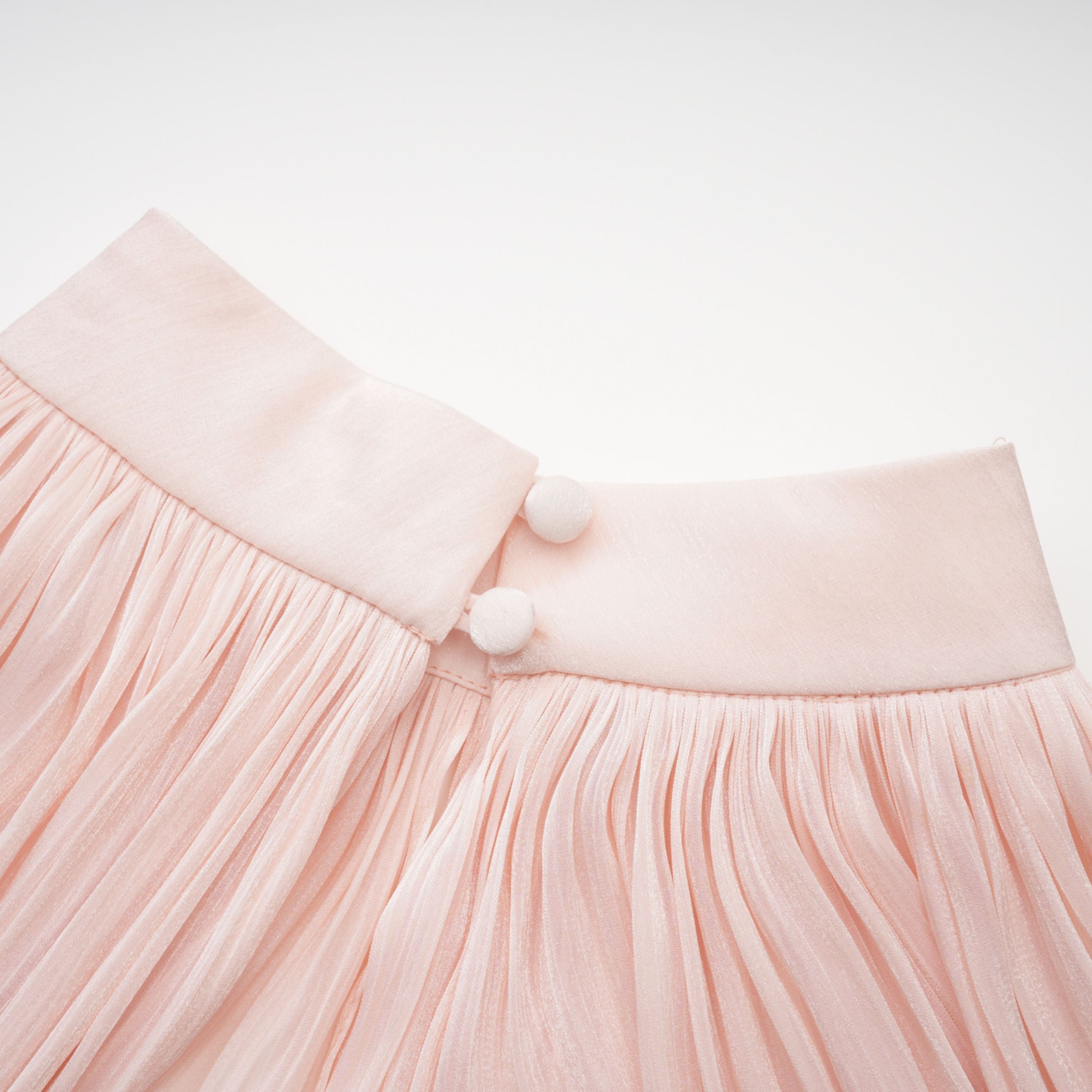 Bernice Pink Glossy Cape & Dress Set