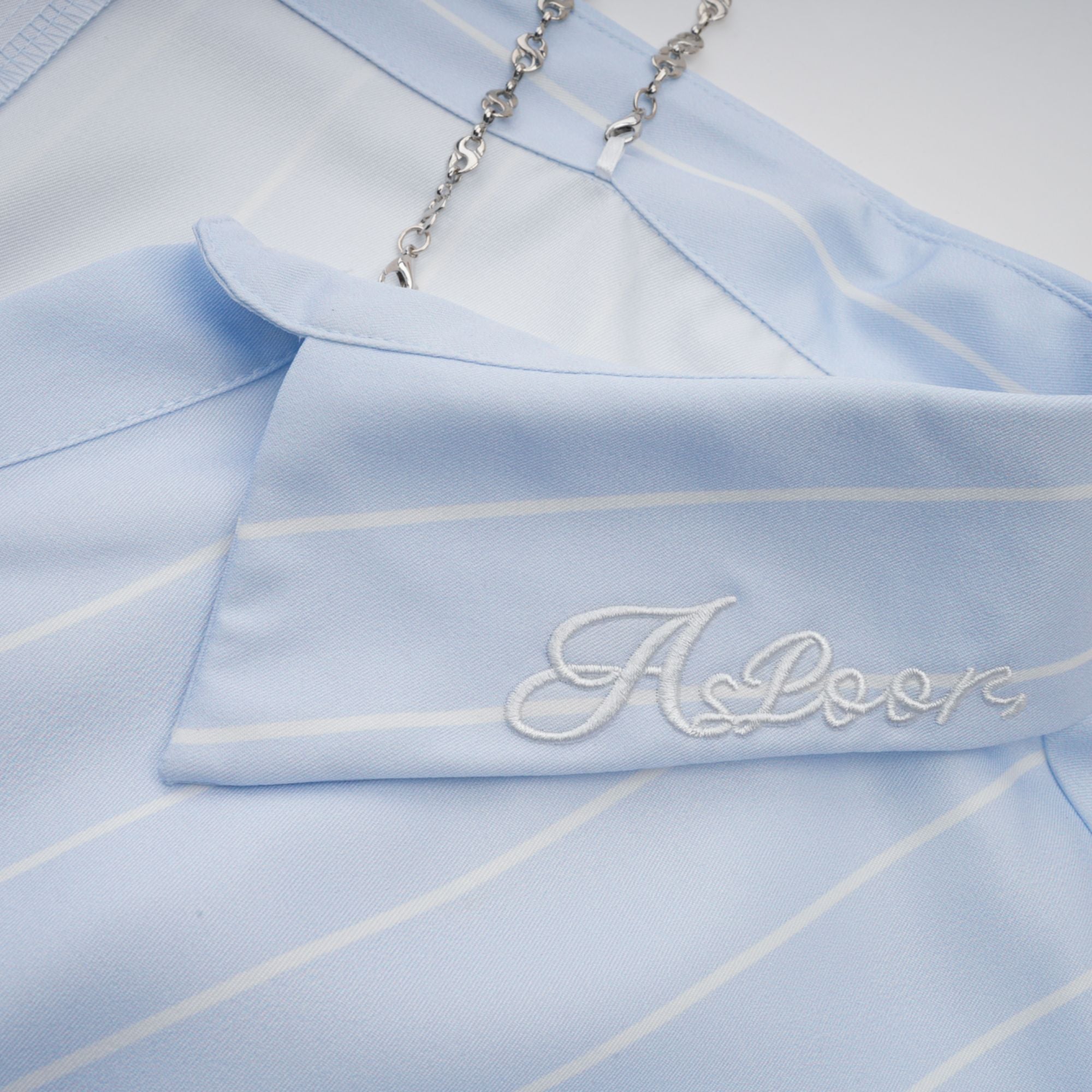 Hélène striped off-shoulder blouse