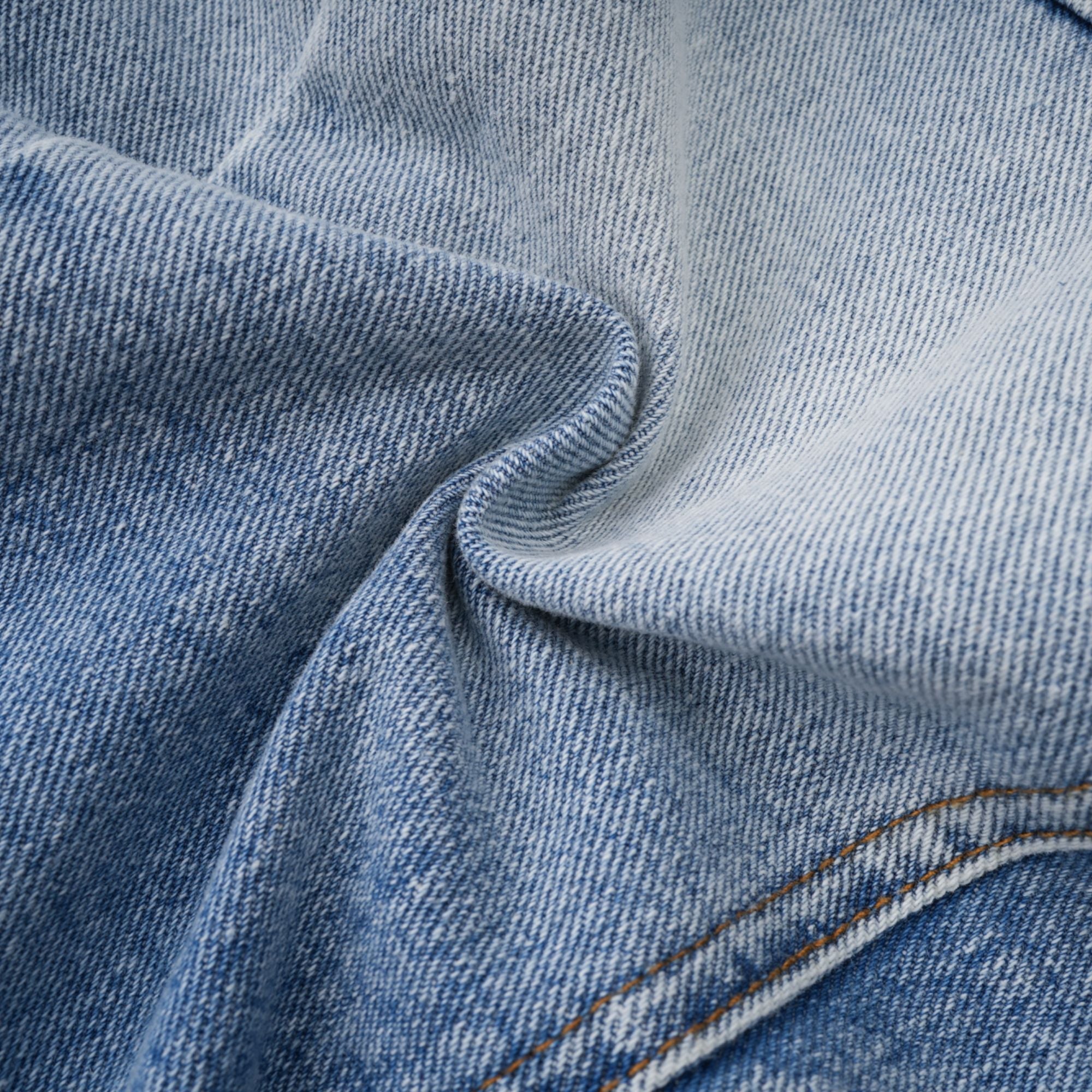Edda Light Blue Belted Denim Jacket