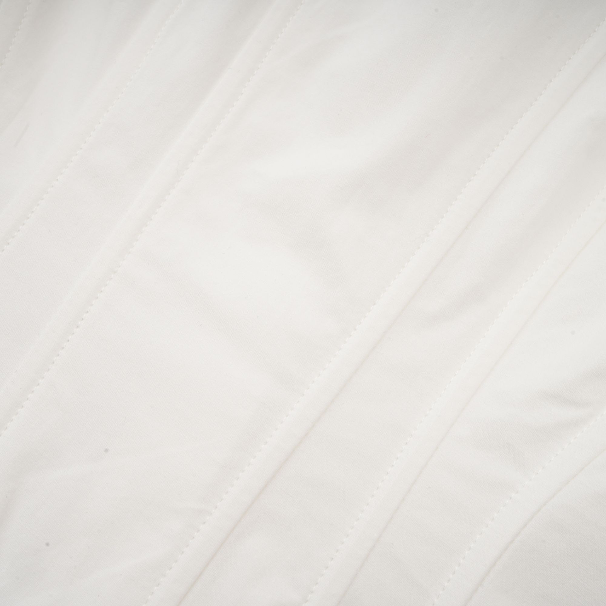 Orlane white cinched-waist pleated mini shirt dress