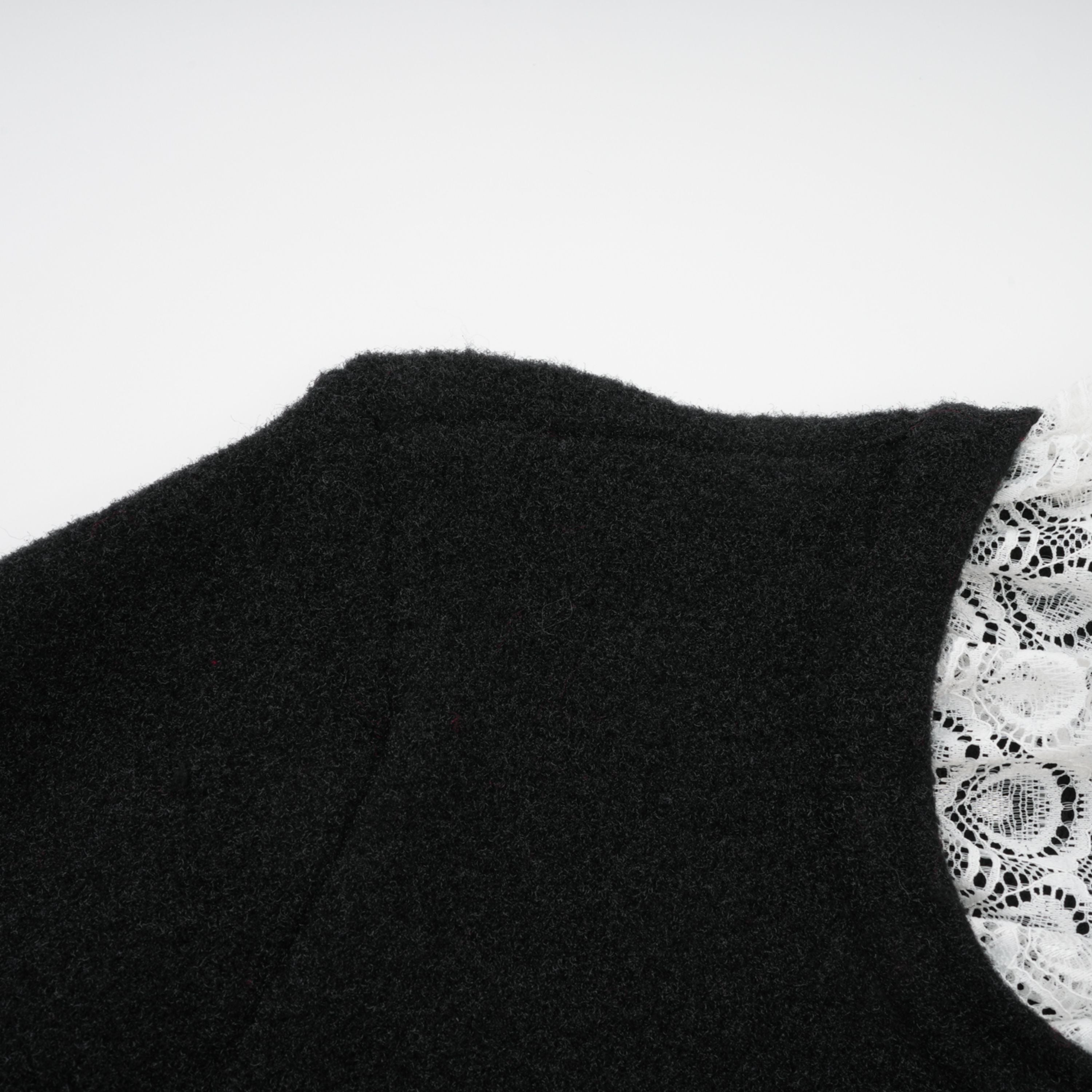 Ellinor Black Embellished Knit Top & Skirt Set
