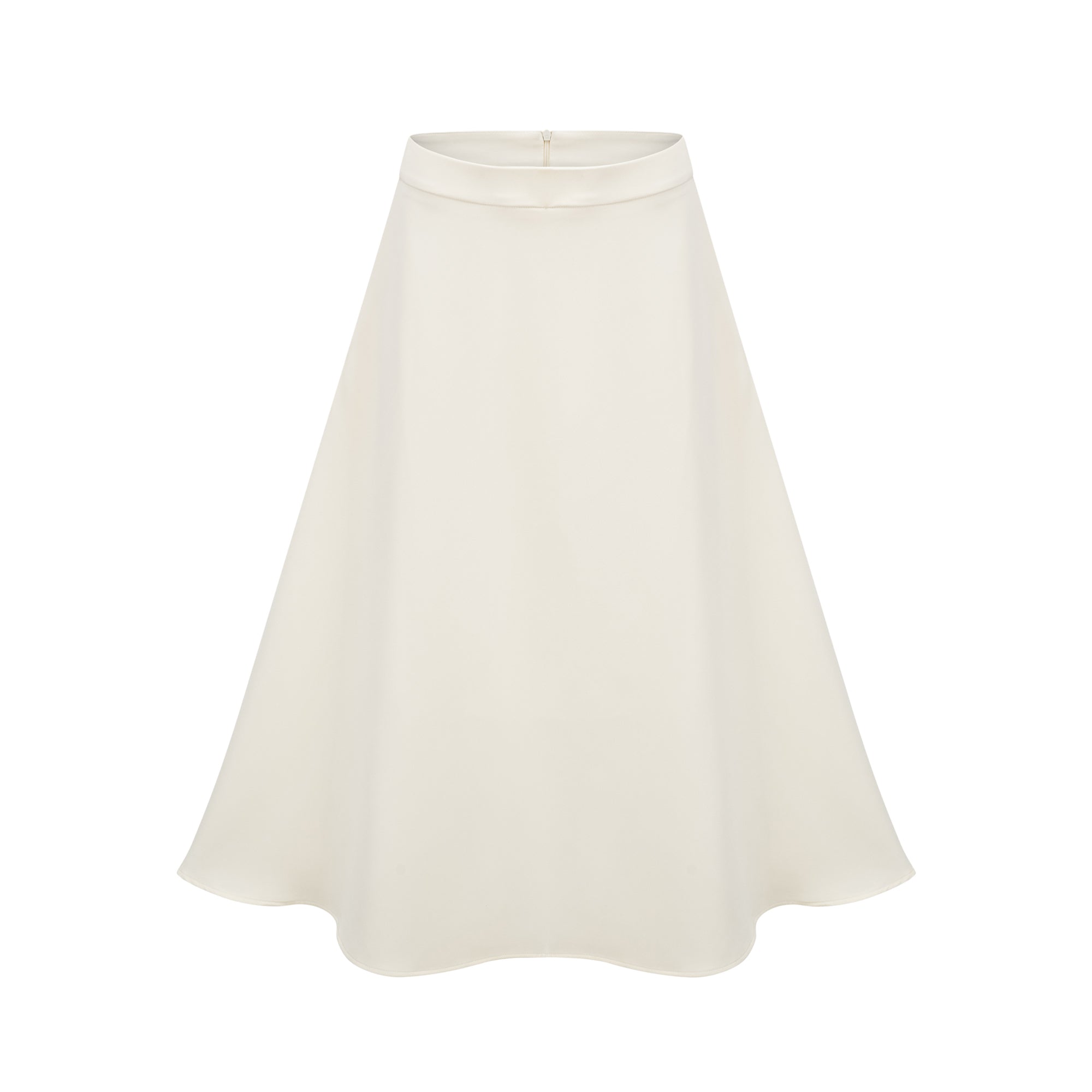 Coralie neutrals 3D-petal top & skirt matching set