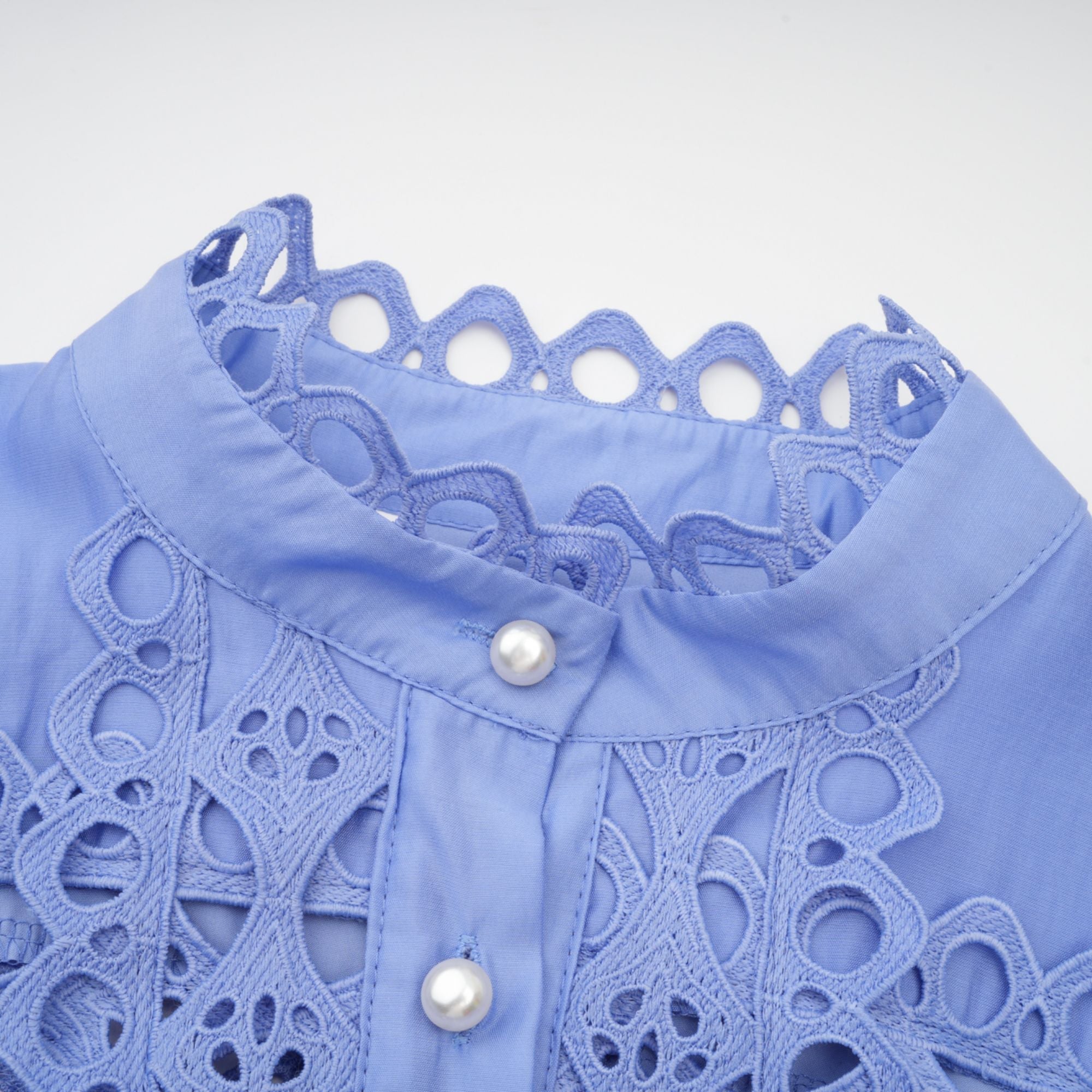 Nova blue cut-out belted mini dress