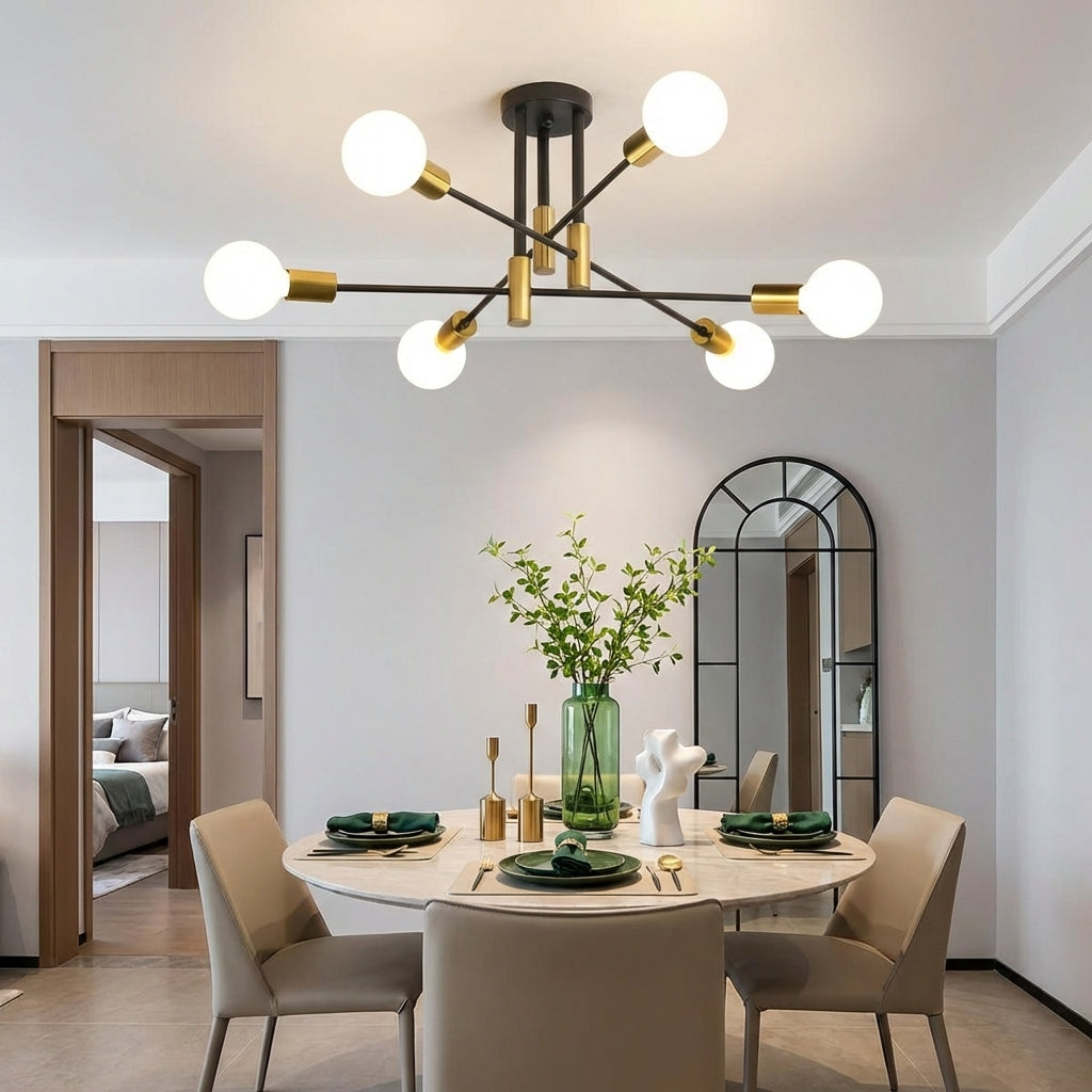 Ceiling Light | Multi Arm Globe