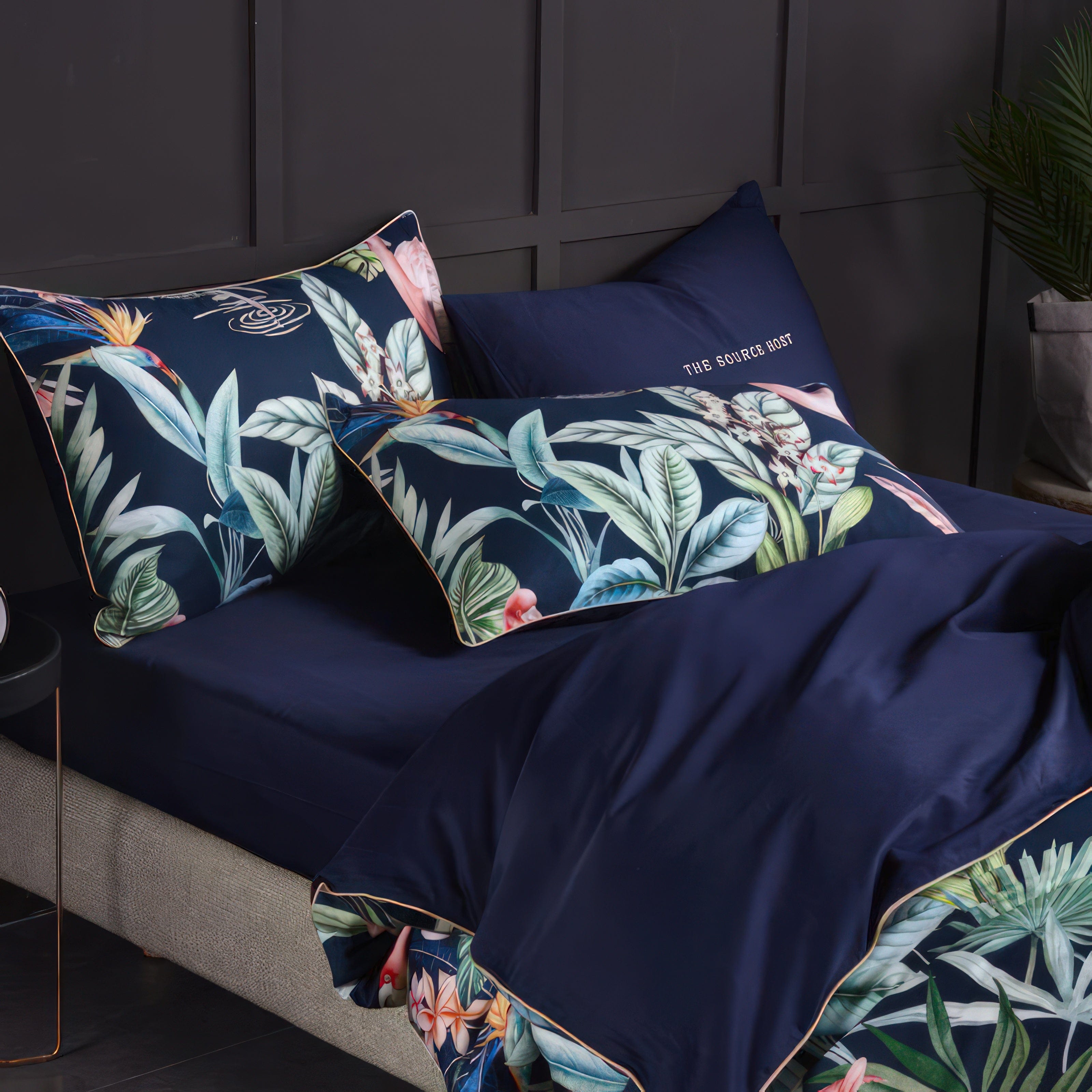 Paradise Flamingo Blue - Bedding Set