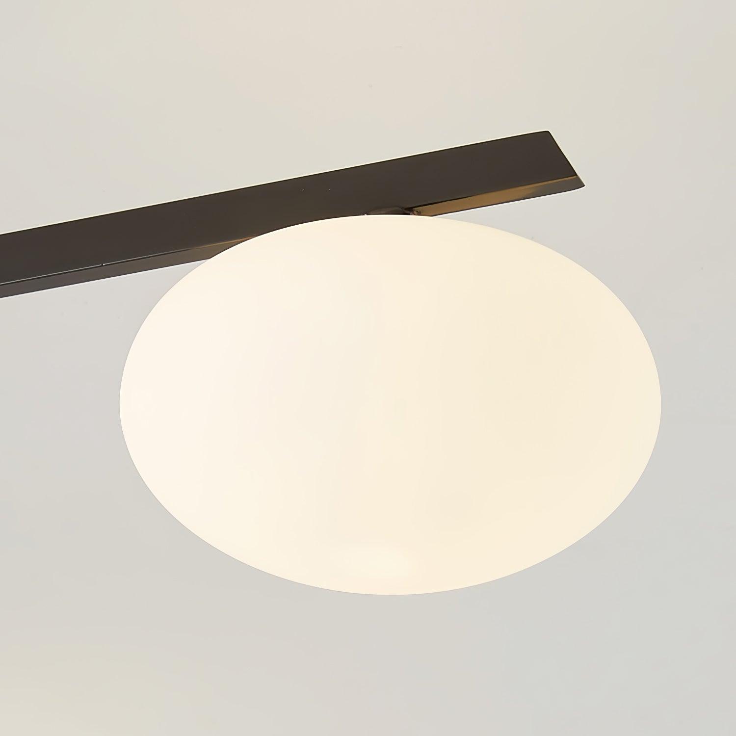 Ceiling Light | Multi-Arm Linear Glass Shade