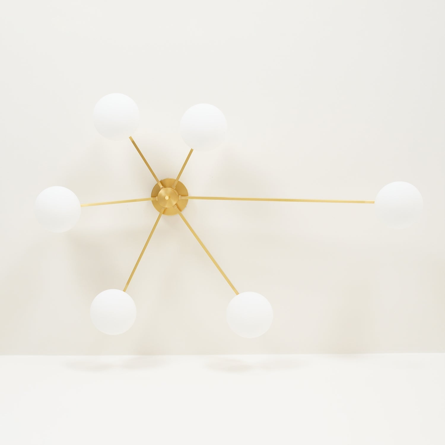 Ceiling Light | Multi-Arm Linear Glass Shade
