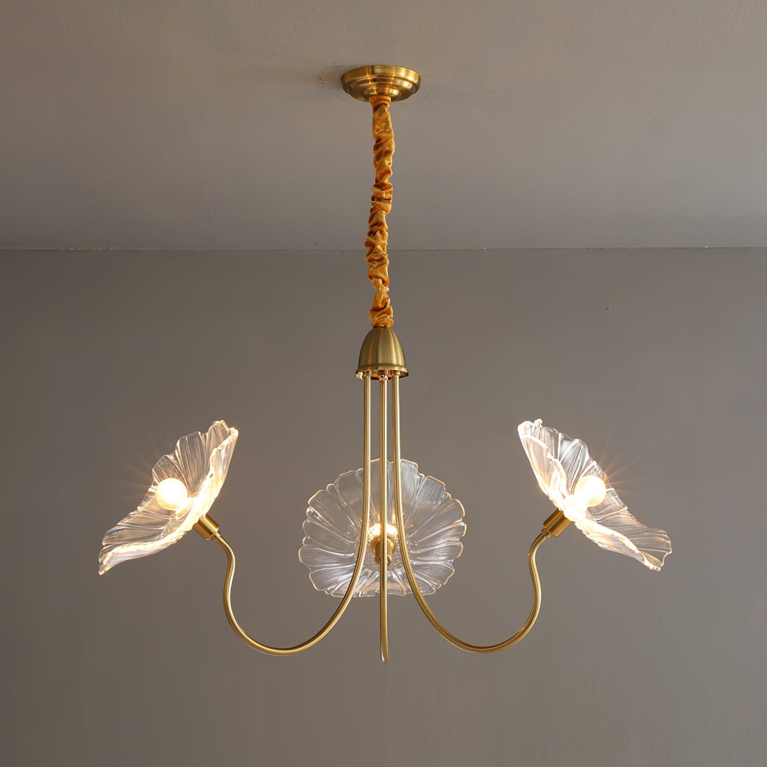 Chandelier Light Fixture | Ceiling Lamp with 3 or 6 Heads