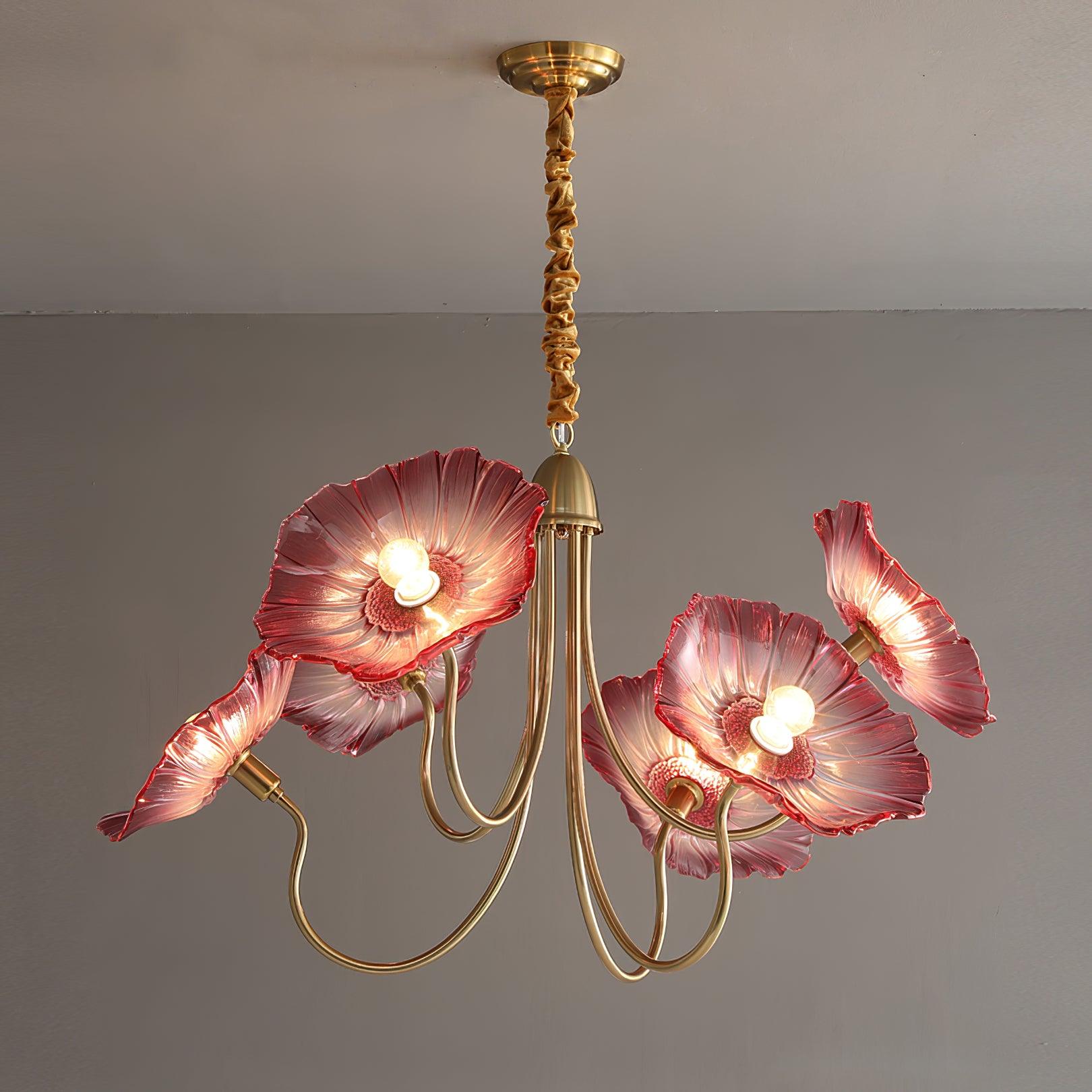 Chandelier Light Fixture | Ceiling Lamp with 3 or 6 Heads