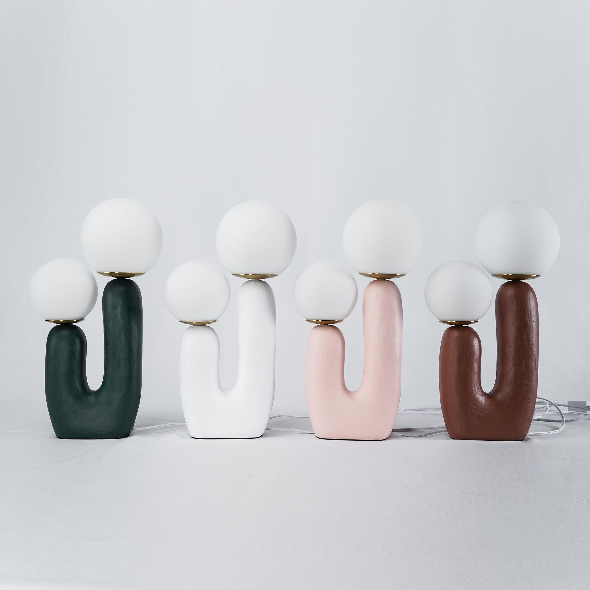 Table Lamp | Double Globe Table Light