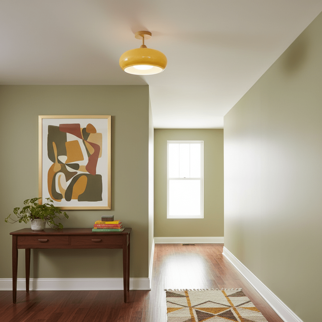 Ceiling Lights | Vintage  Bauhaus Round Dome