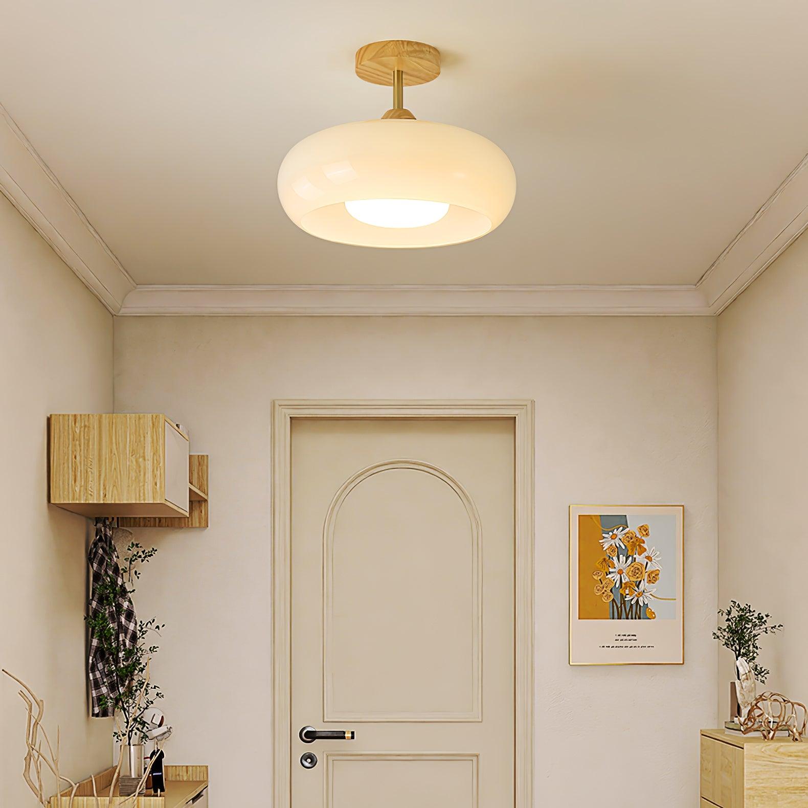 Ceiling Lights | Vintage  Bauhaus Round Dome