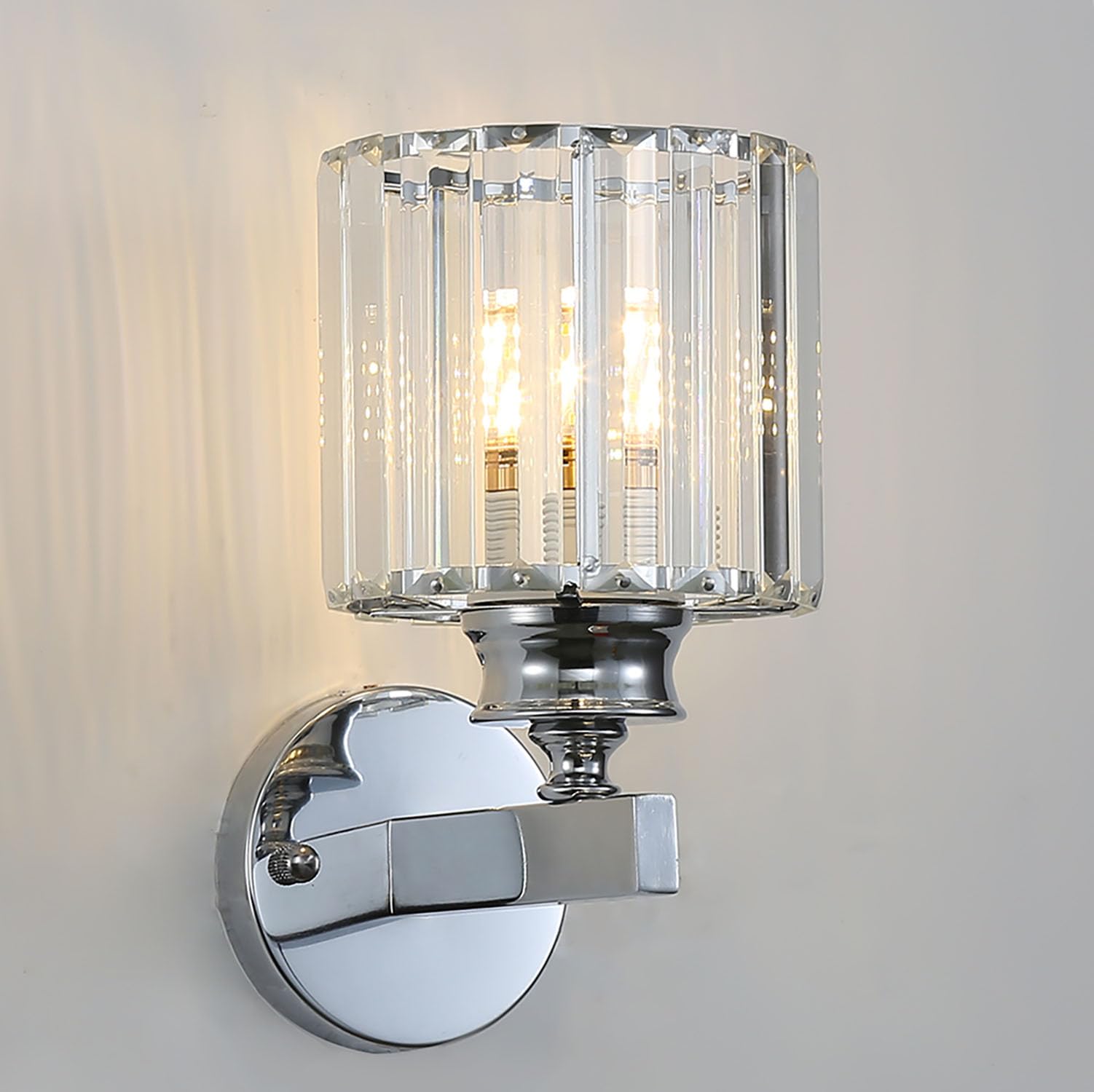 Wall Light | Textured Glass Fixture